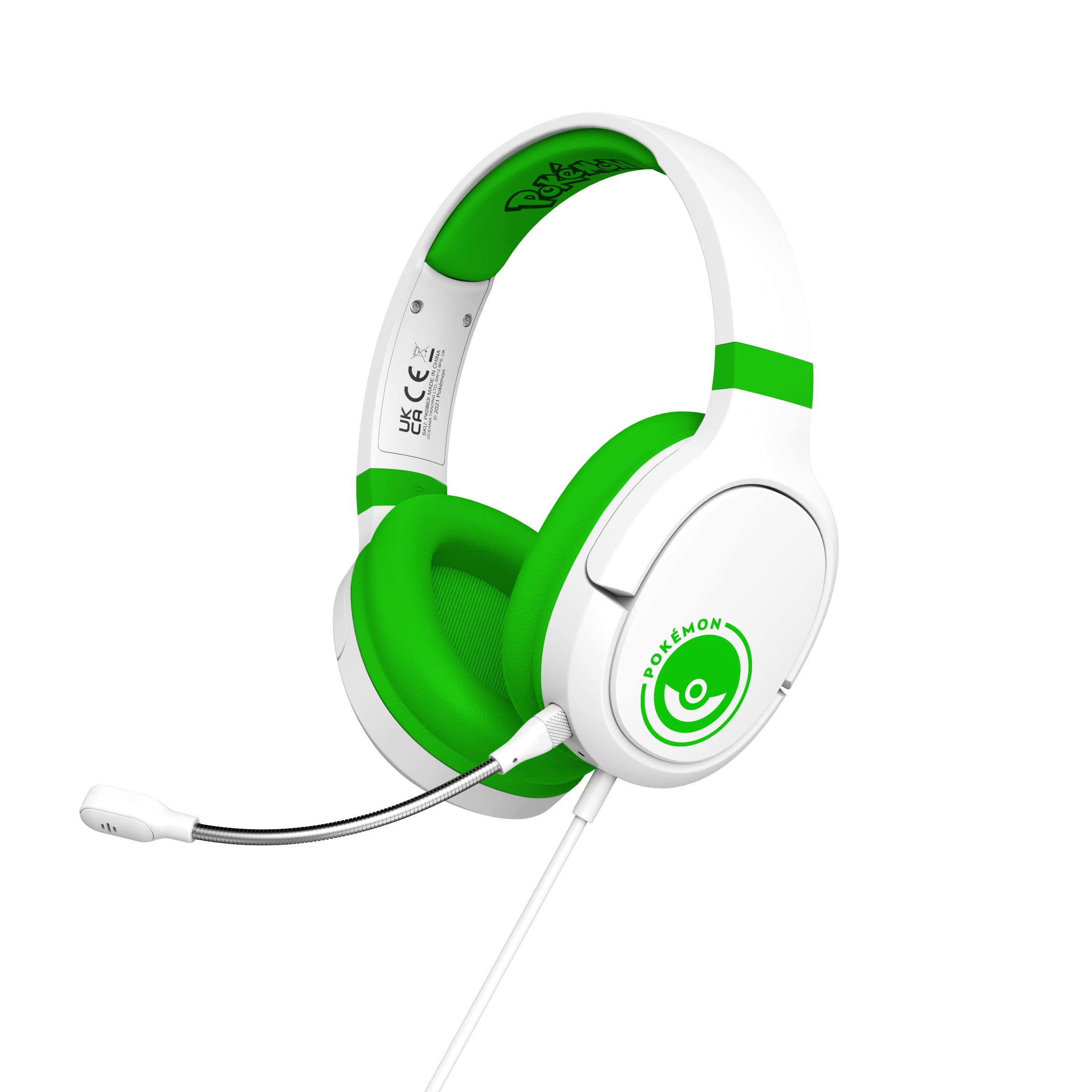 POKEMON GREENWHITE GAMING HEADPHONE