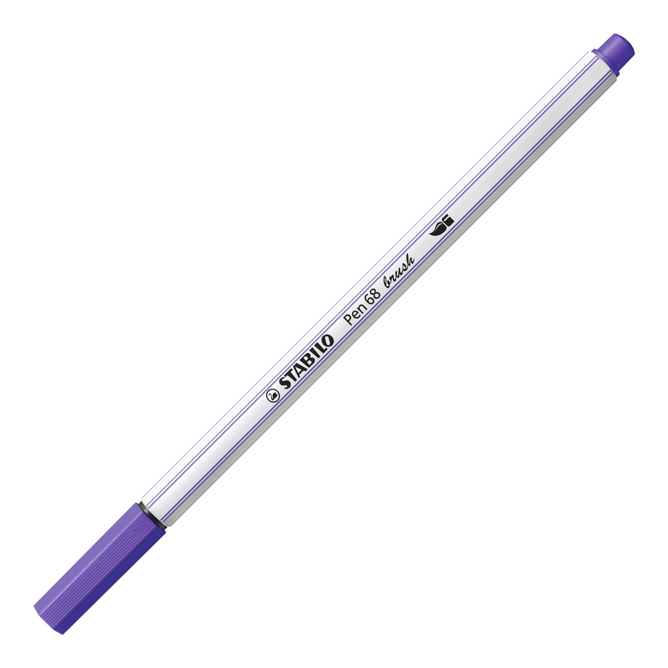 Penna Stabilo Pen 68 brush viola