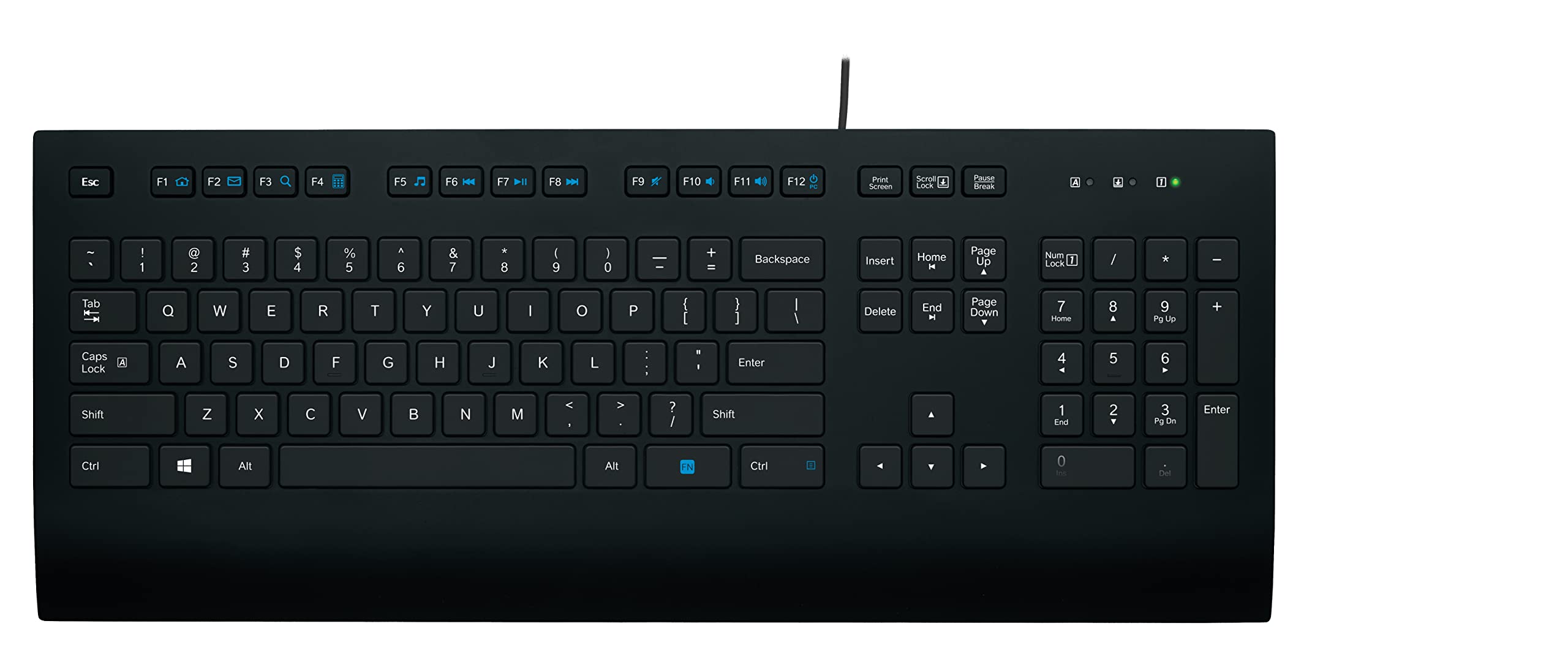 CORDED KEYBOARD K280E PAN NORDI