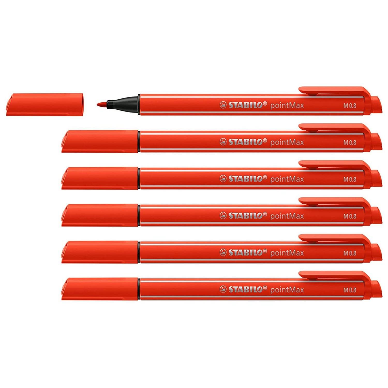 Penna Stabilo pointmax 488 rosso chiaro