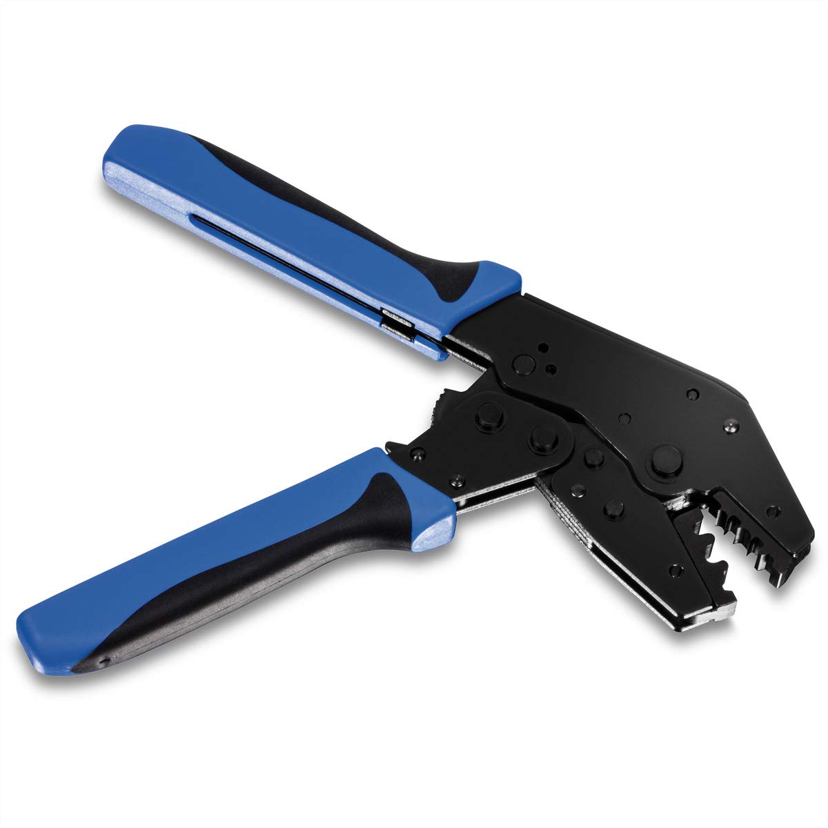 FIBER RATCHET CRIMP TOOL .