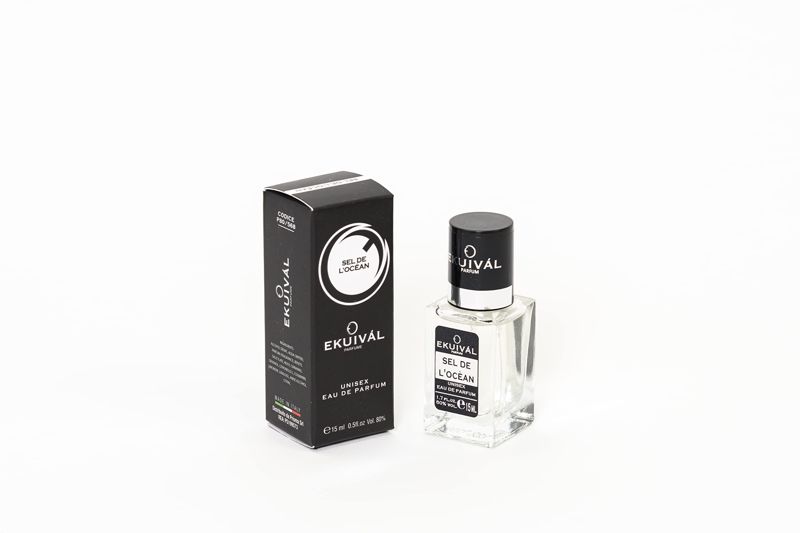 Flacone profumo 15 ml Ekuival essenza di sale