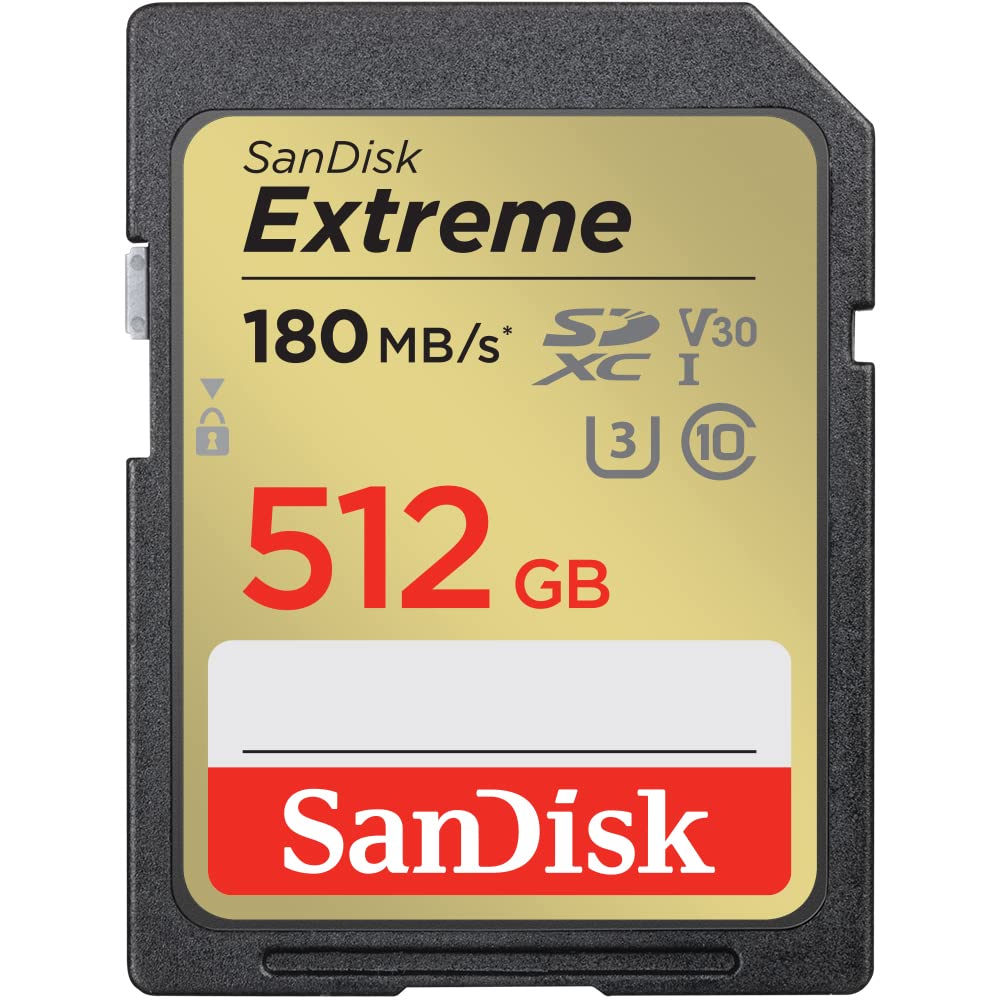 EXTREME 512GB SDXC MEMORY CARD
