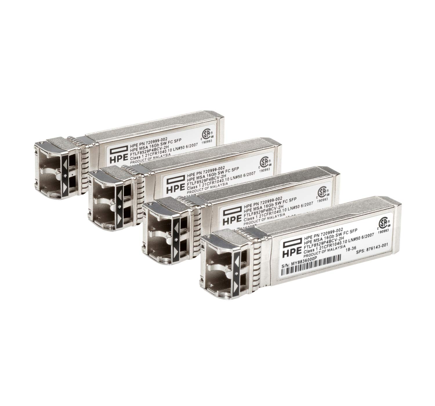 MSA 16GB SW FC SFP 4PK XCVR