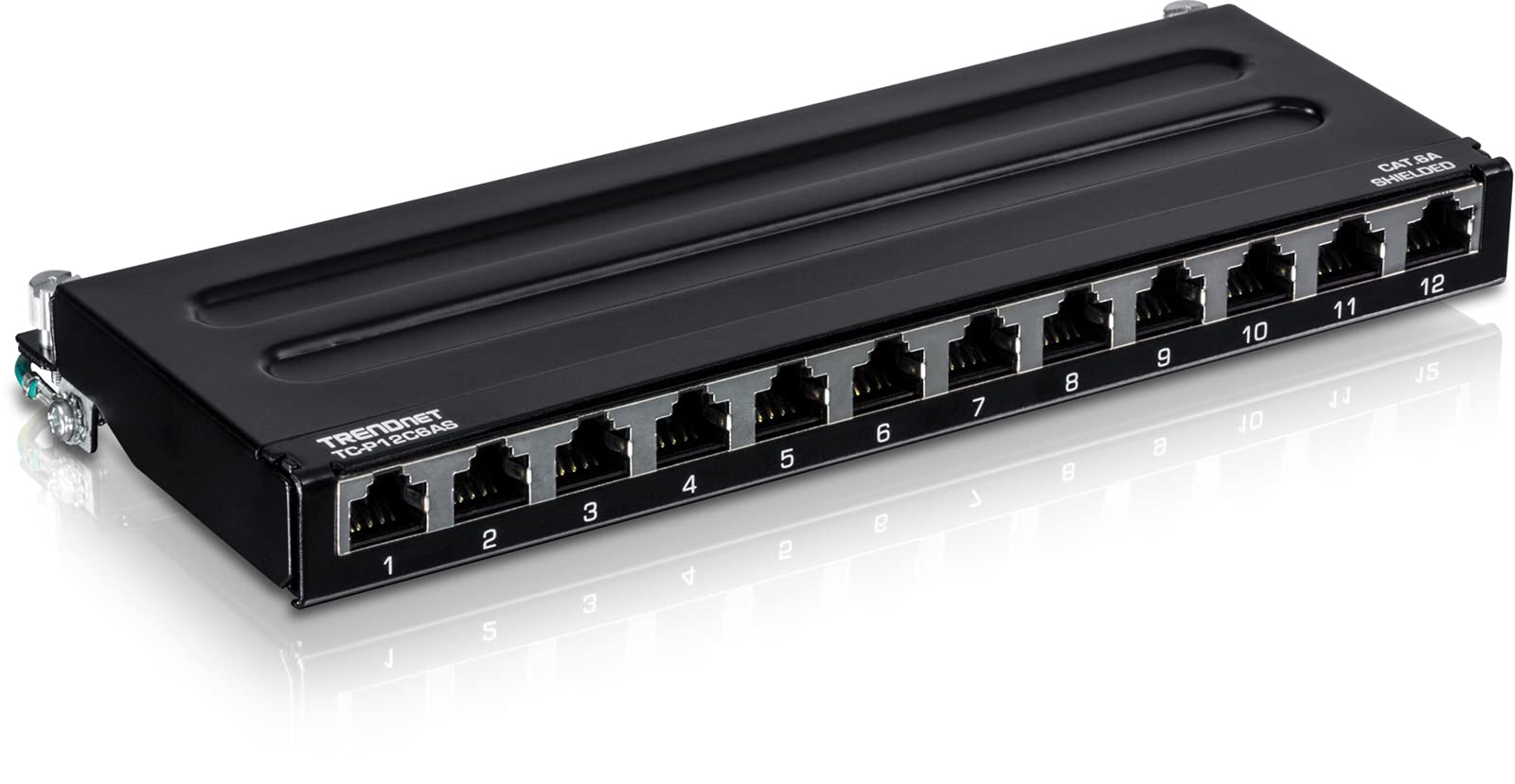 12-PORT CAT6A PATCH PANEL