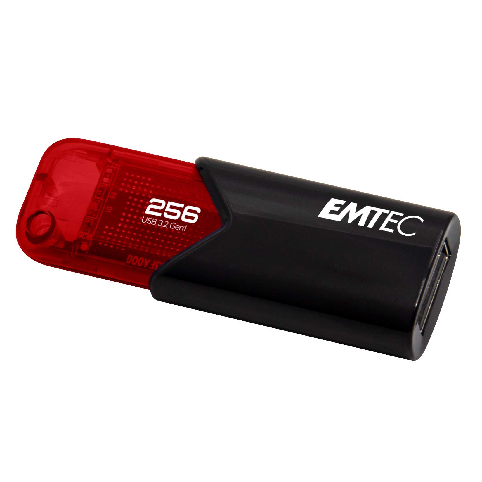 Emtec - Memoria USB B110 USB 3.2 ClickEasy - rosso - ECMMD256GB113 - 256 GB