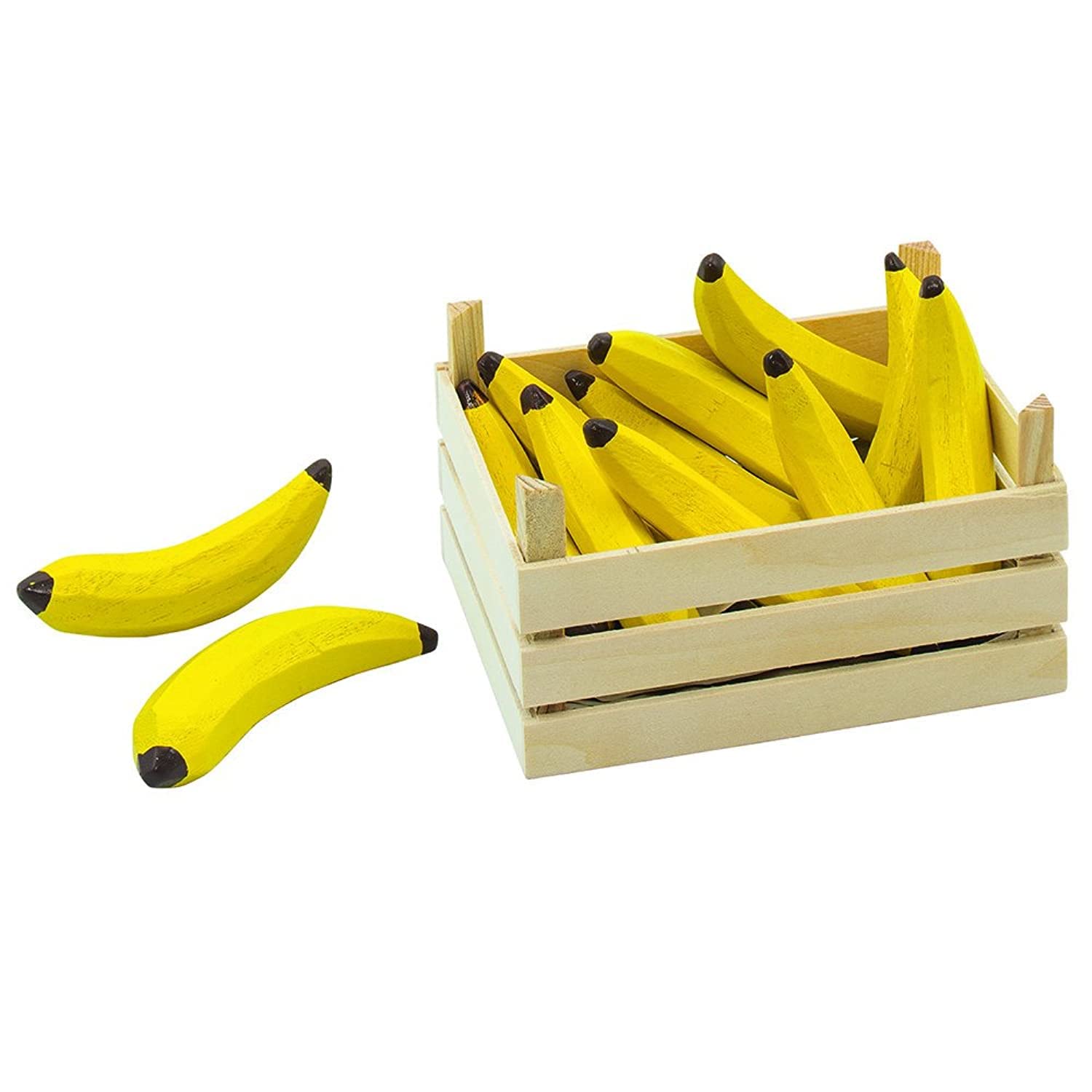 Cassetta in legno con banane 10 pz