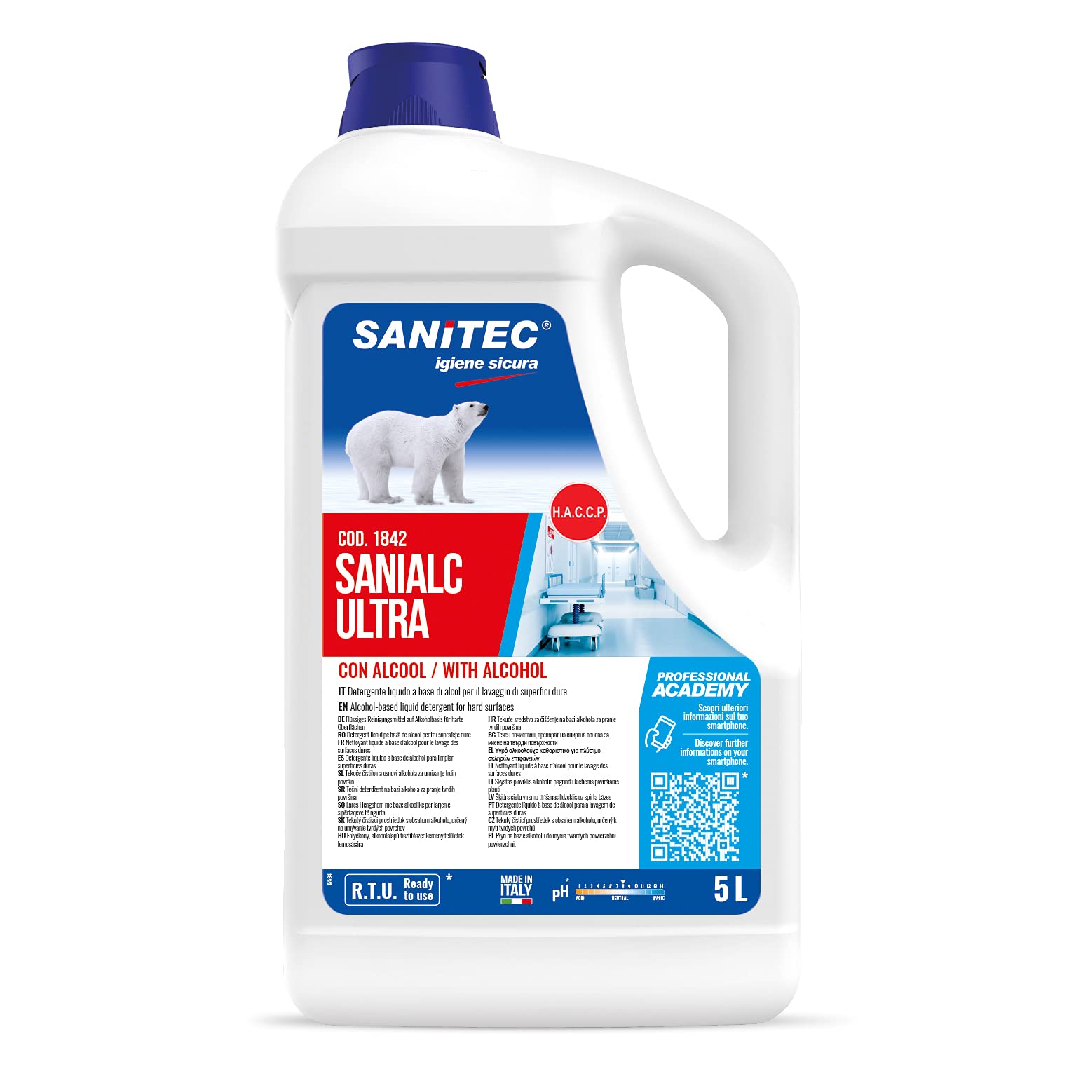 Detergente sanialc ultra 5 litri