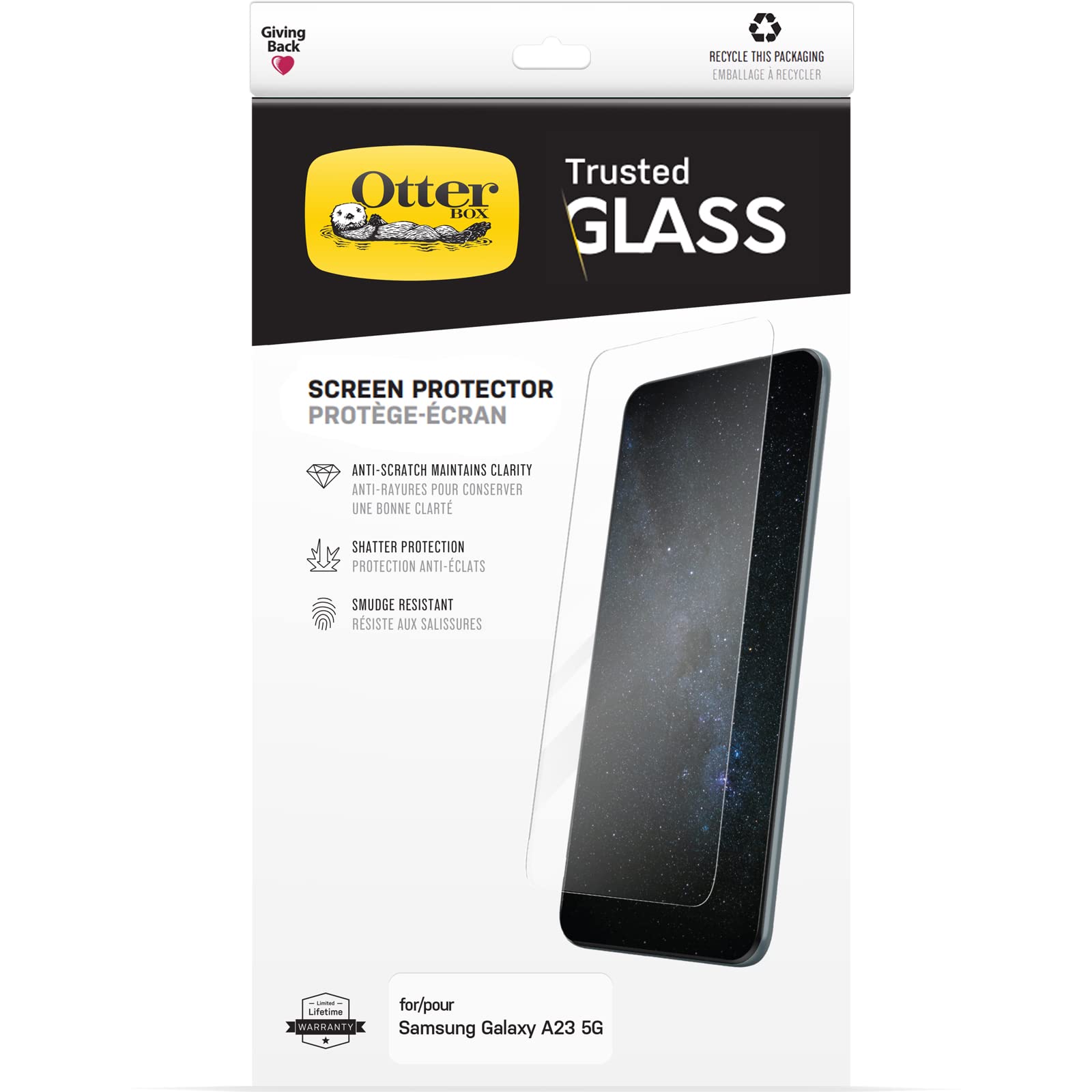 OTTERBOX TRUSTED GLASS GALAXY