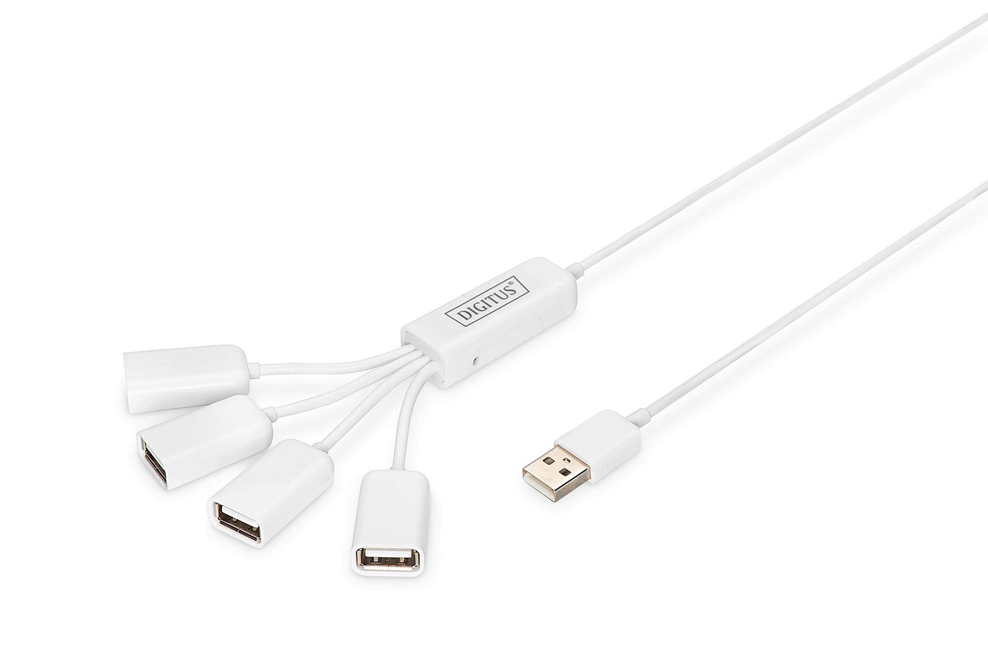 Hub usb 4 porte a coda con cavetti