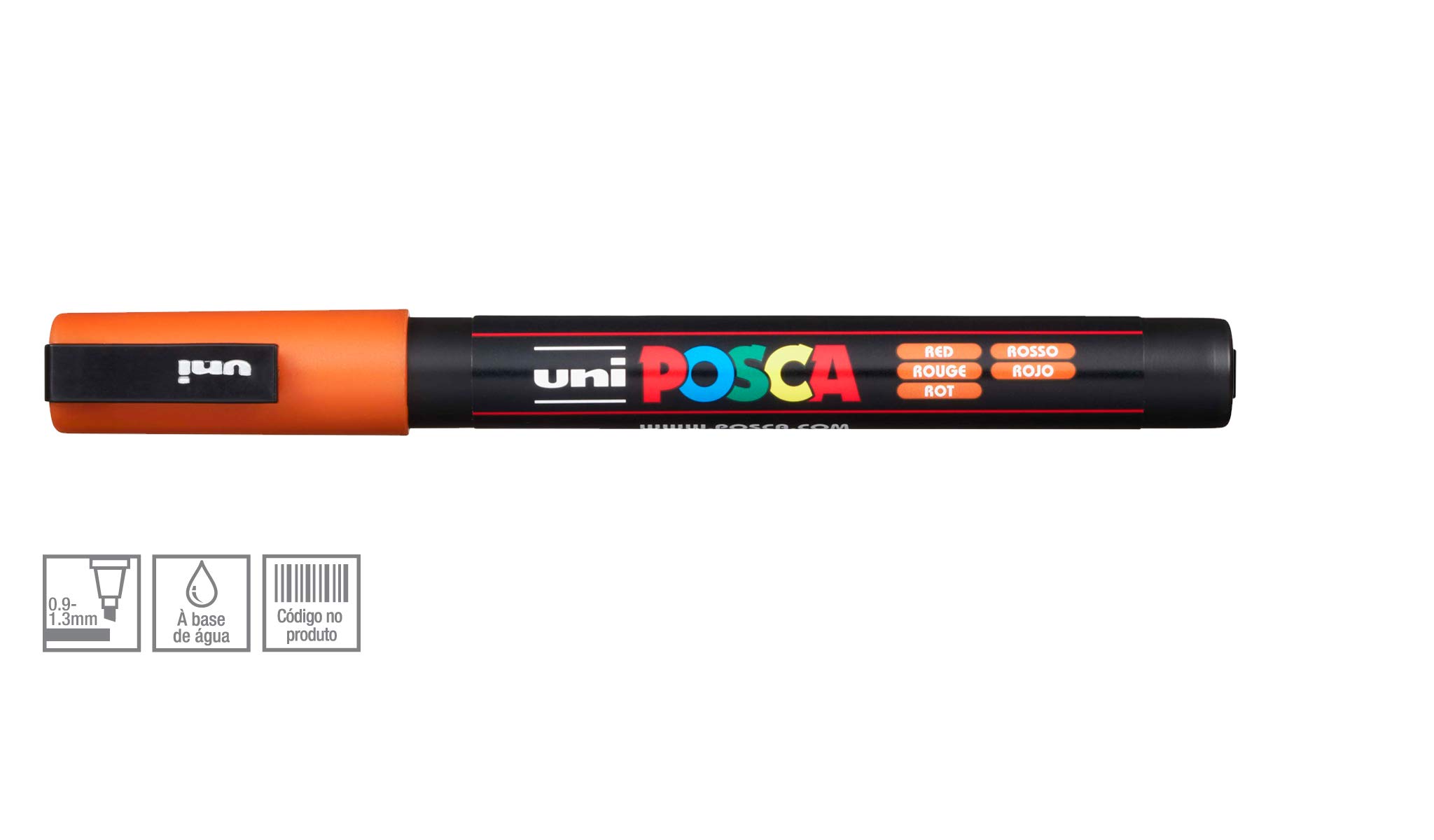 Marker Uni posca pc3M arancione chiaro