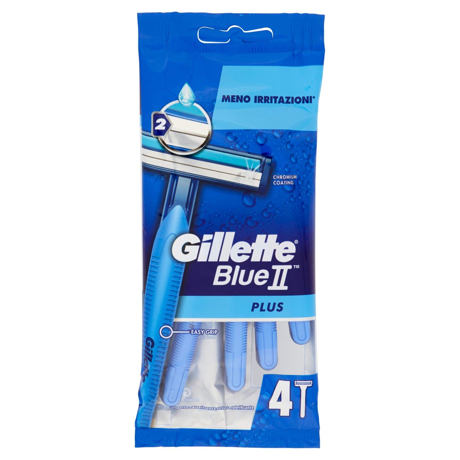 Gillette blue ii usa e getta plus pz.4