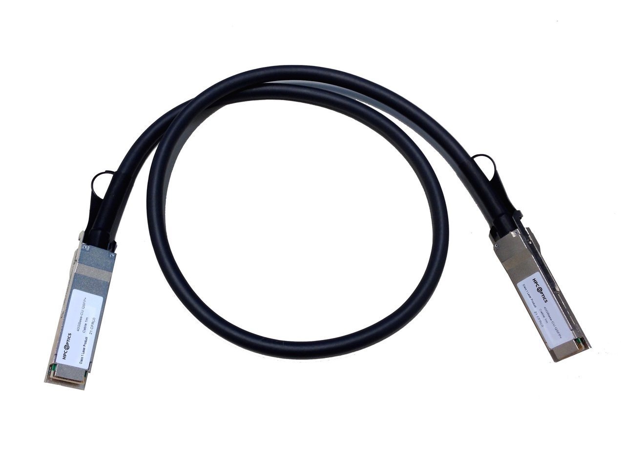 X242 40G QSFP+ QSFP+1M DAC CBL