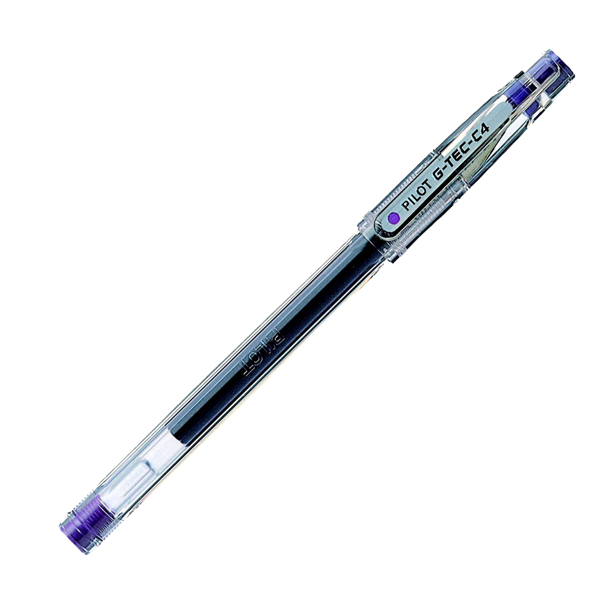 Penna a sfera con cappuccio gel G Tec C4 - punta 0,4mm - viola  - Pilot