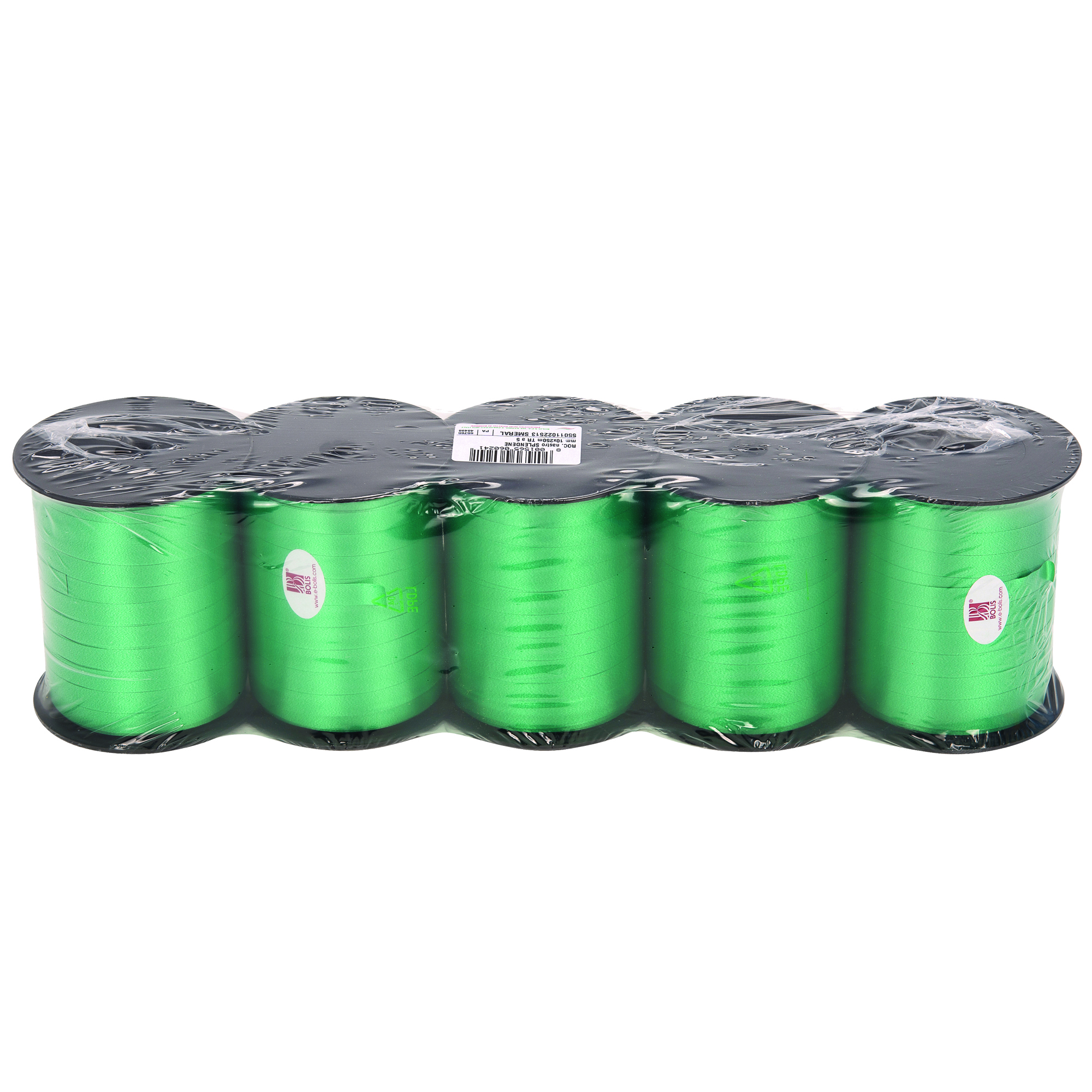 Nastro Splendene - verde smeraldo 13 - 10mm x 250mt - Bolis