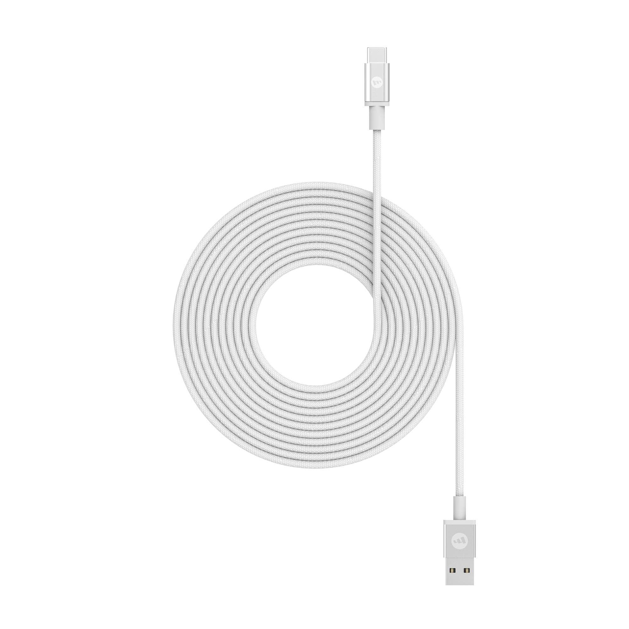 CABLE USB-A TO USB-C 3M WHITE