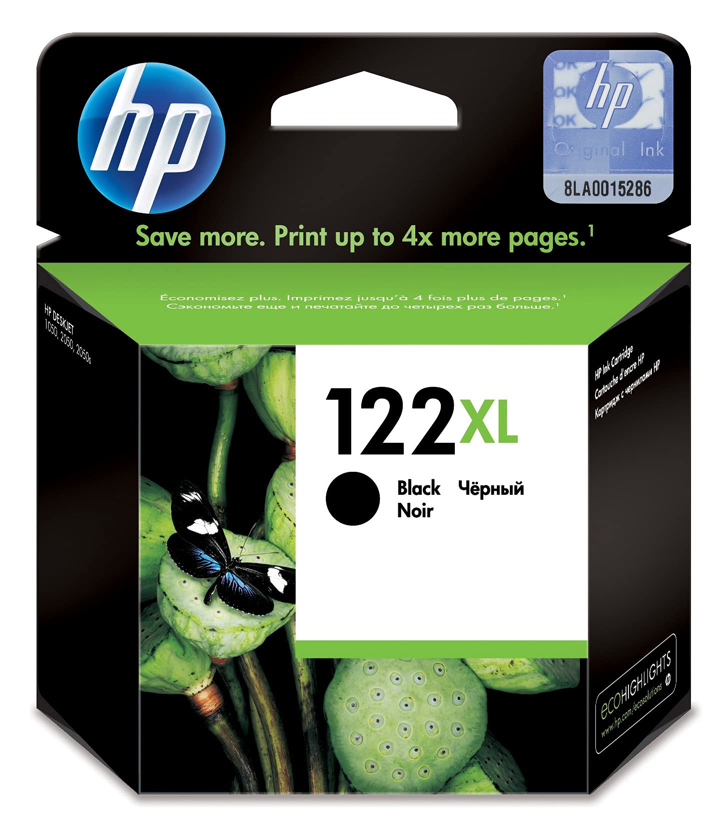 HP 122XL HIGH YIELD BLACK