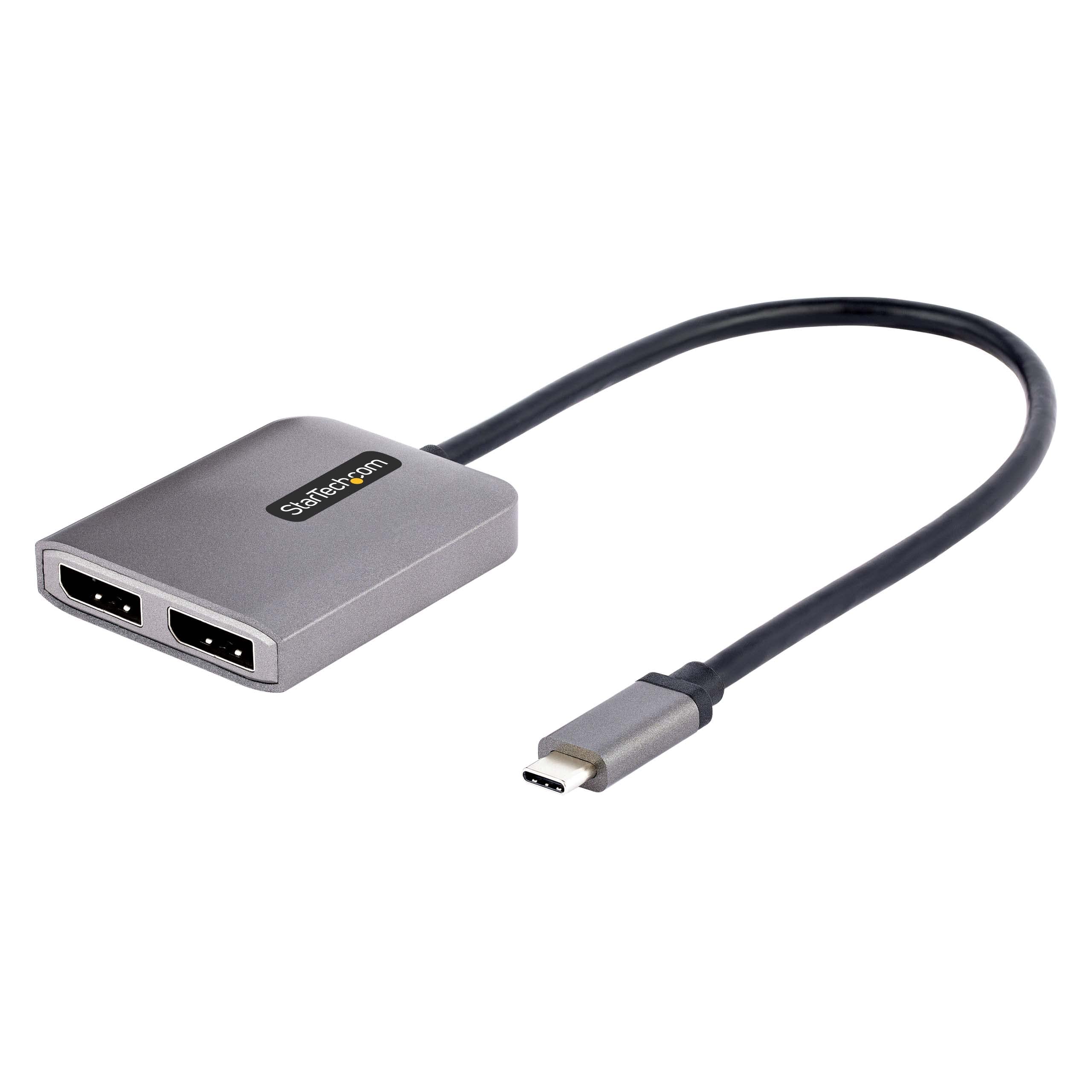 ADATTATORE USB-C DP A 2 PT 4K