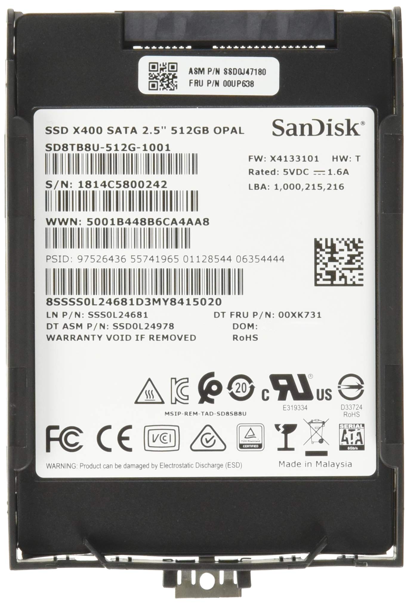 TP 512GB SATA 2.5IN SSD