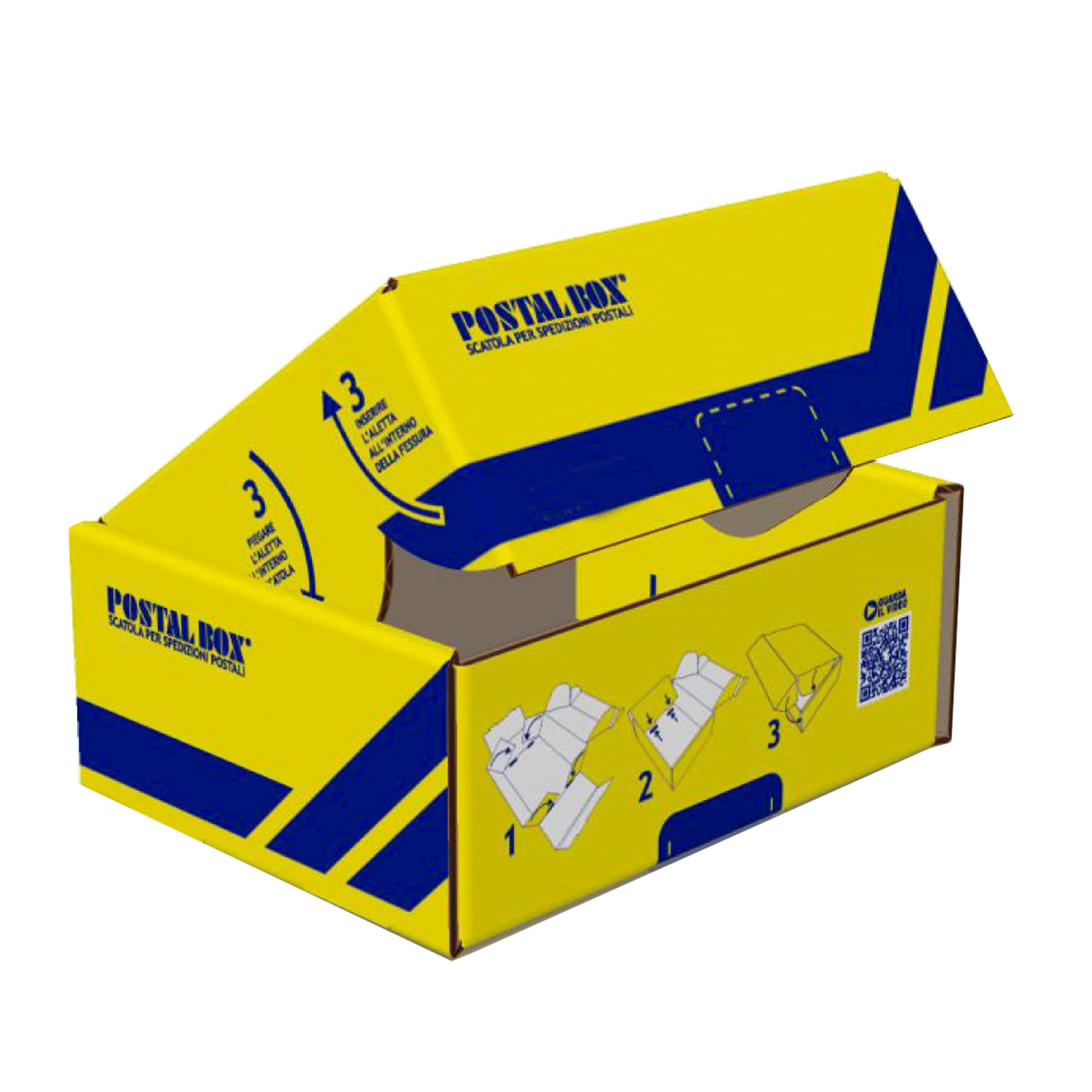 Scatola per spedizioni postal box xl mm.480x300x210