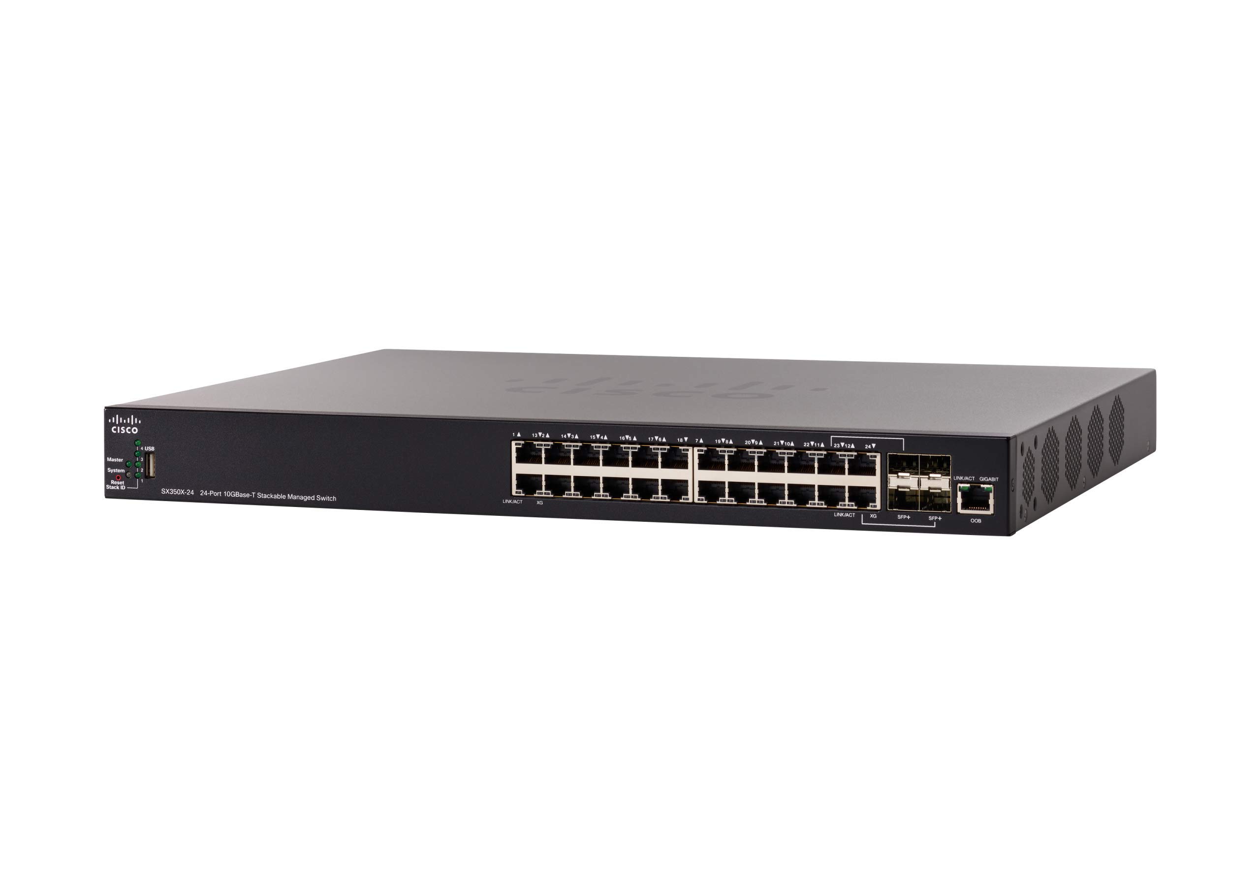 24-PORT 10GBASE-T STACKABLE