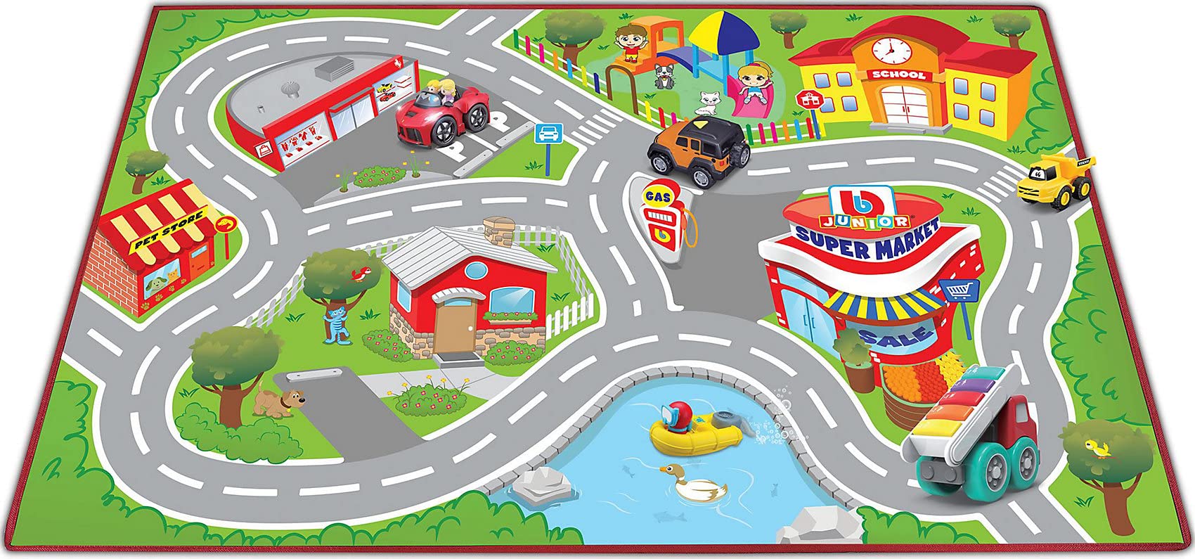 FERRARI JUNIOR CITY PLAYMAT