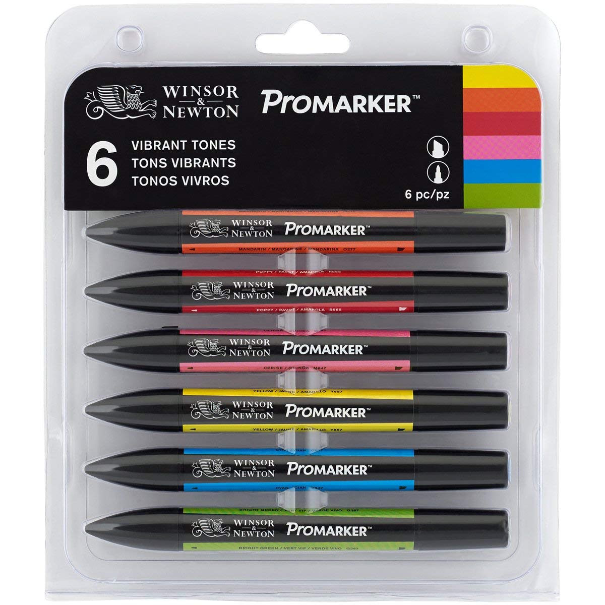 Marker w&n Promarker colori vibranti set da 6 pz.