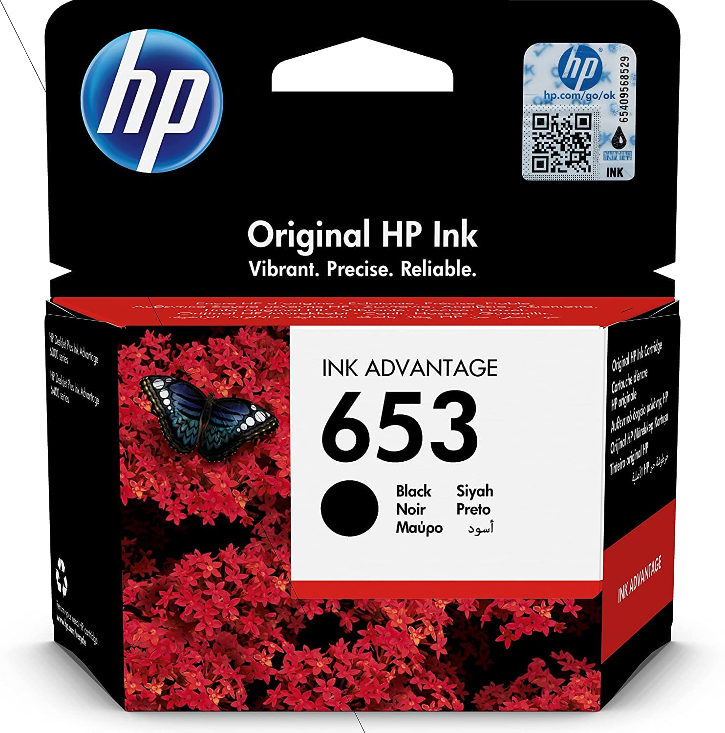 HP 653 NERA ORIGINAL INK