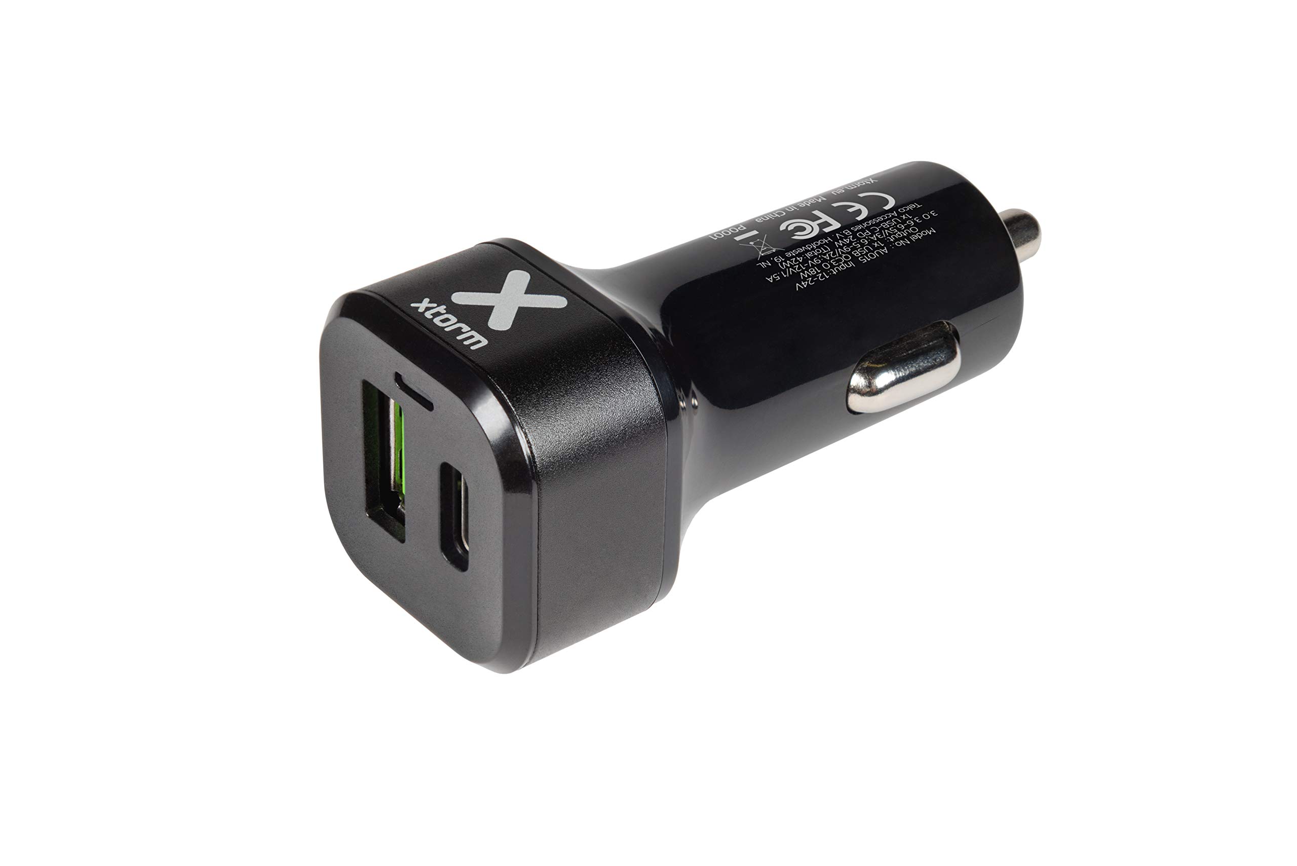 POWER CAR-PLUG USBC 27W PD+USB