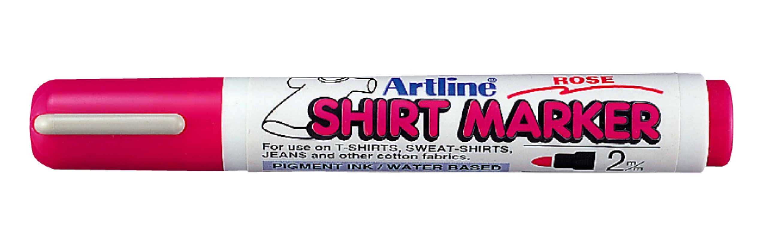 Marker t-shirt Artline rosa