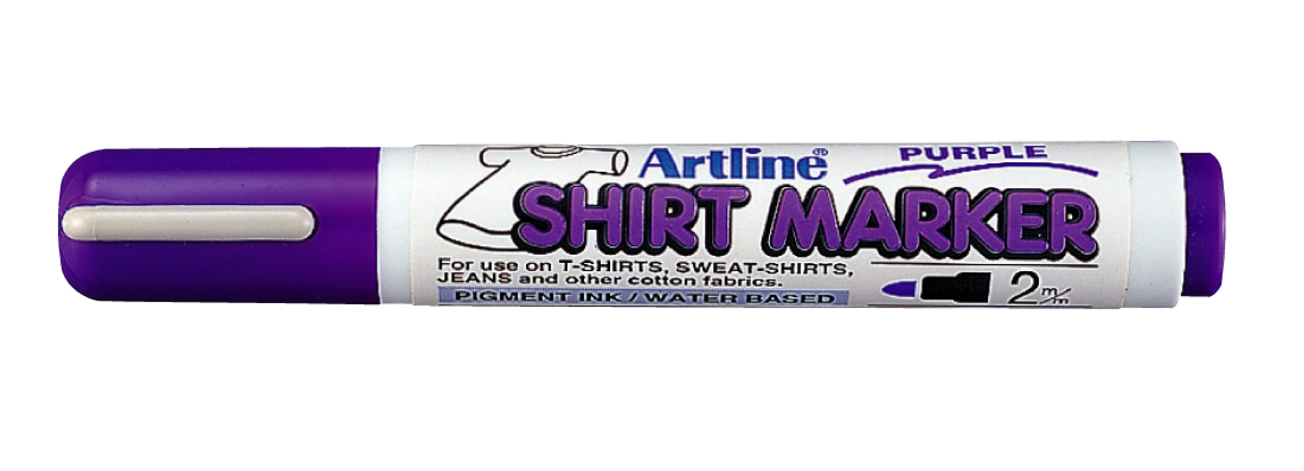 Marker t-shirt Artline viola