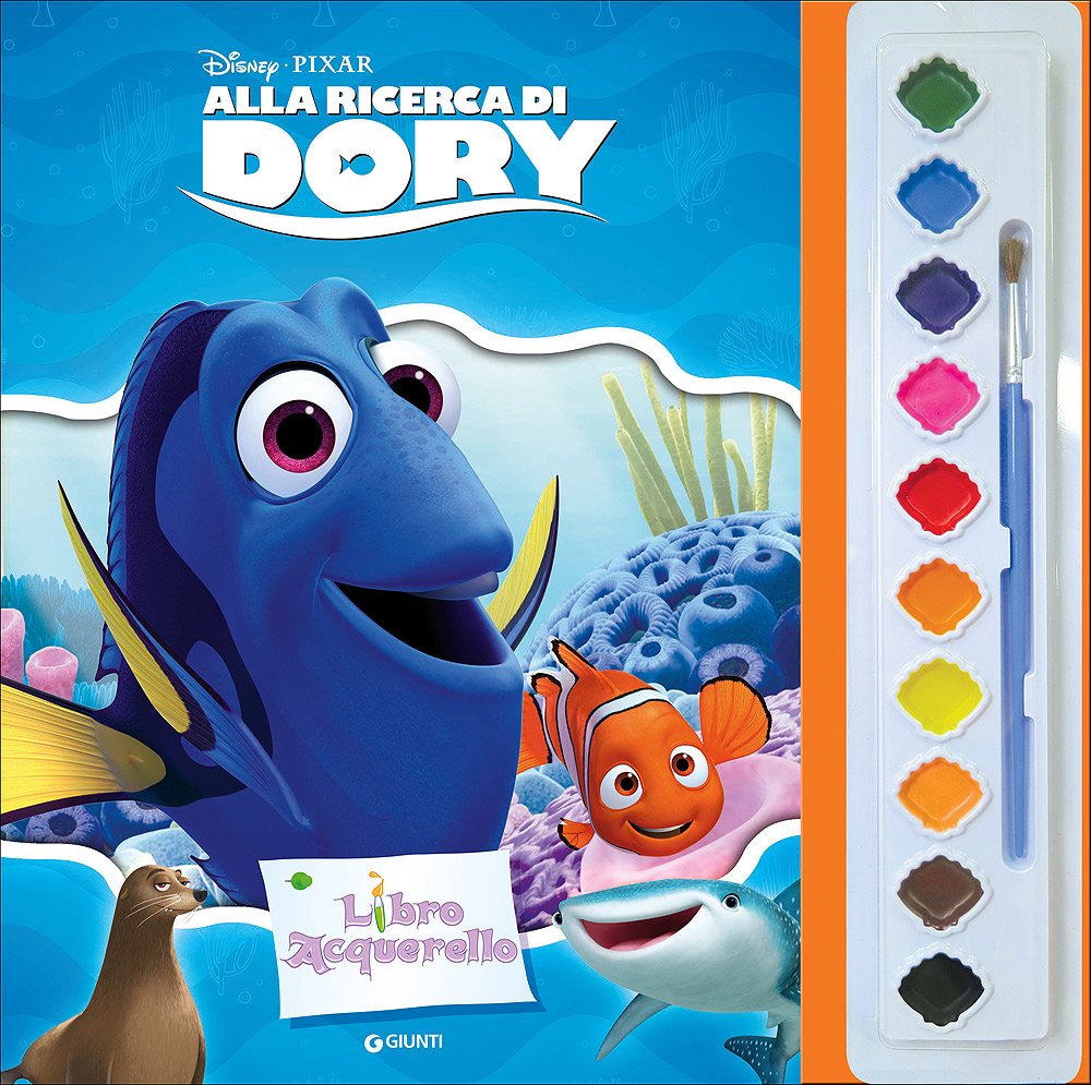 Album dipingere alla ricerca di dory libro acquerello