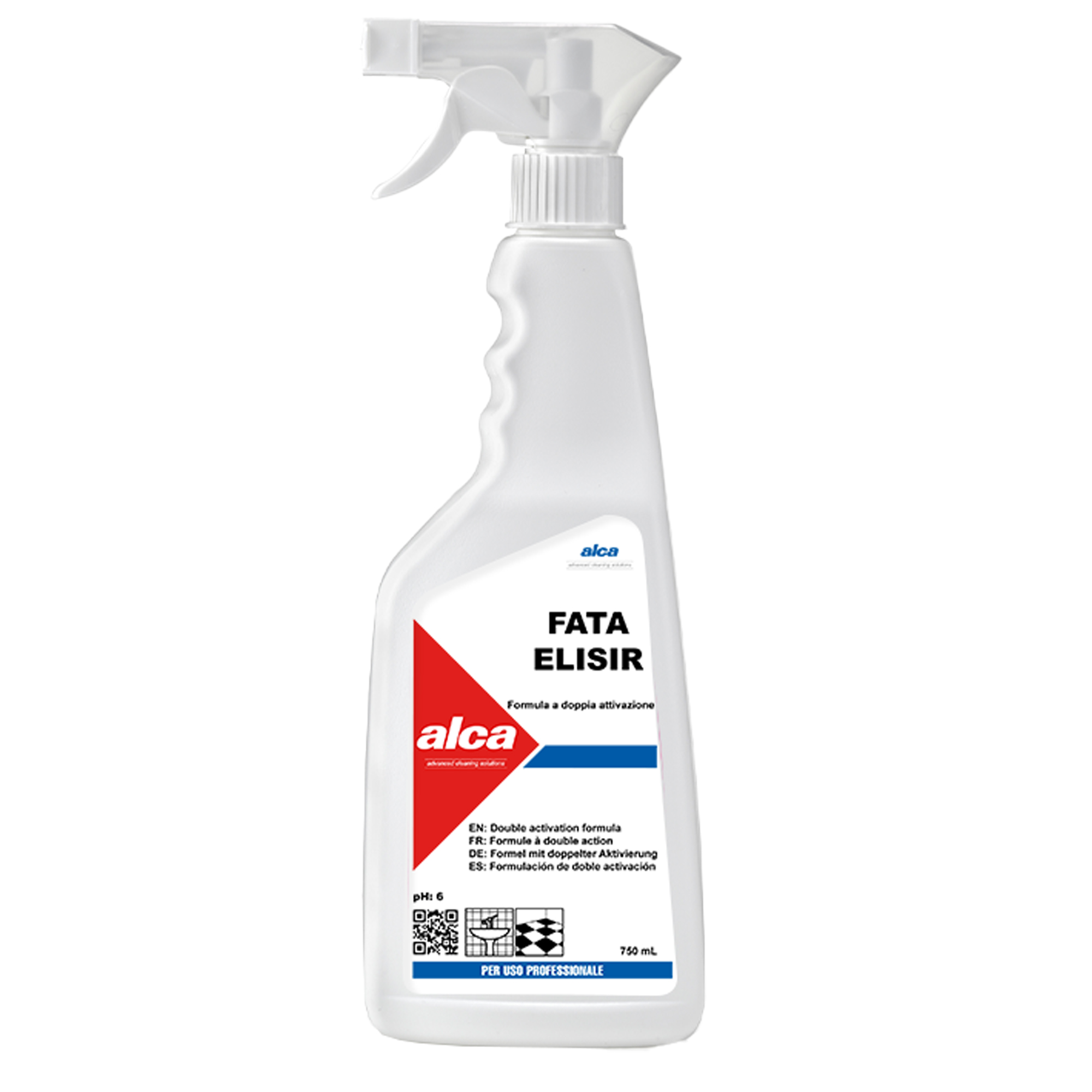 Detergente per bagno Fata Elisir - profumo persistente - Alca - trigger da 750 ml