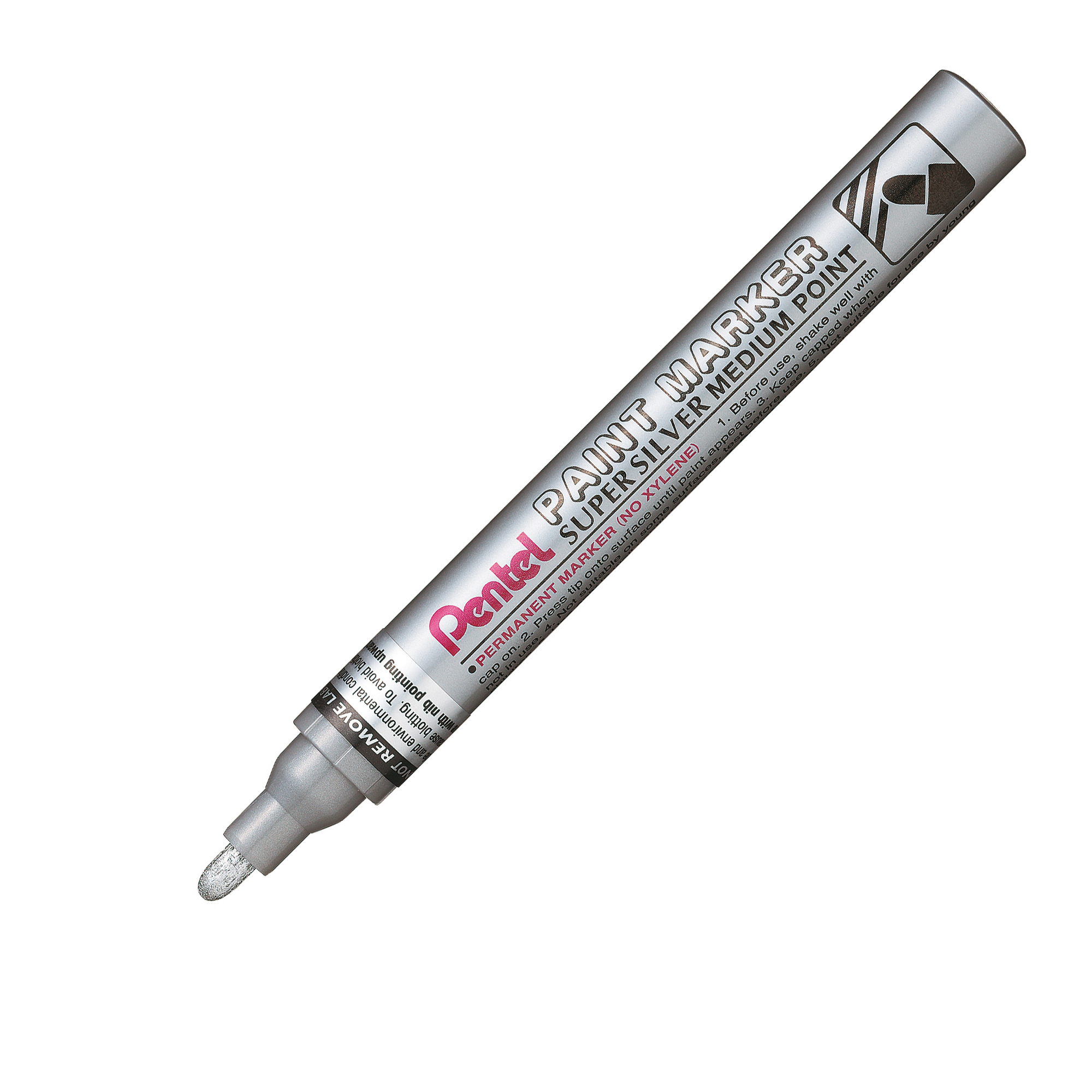 Marker Pentel a vernice mmp10 Tratto 2,5 argento