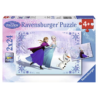 Puzzle bimbo 2x24 frozen