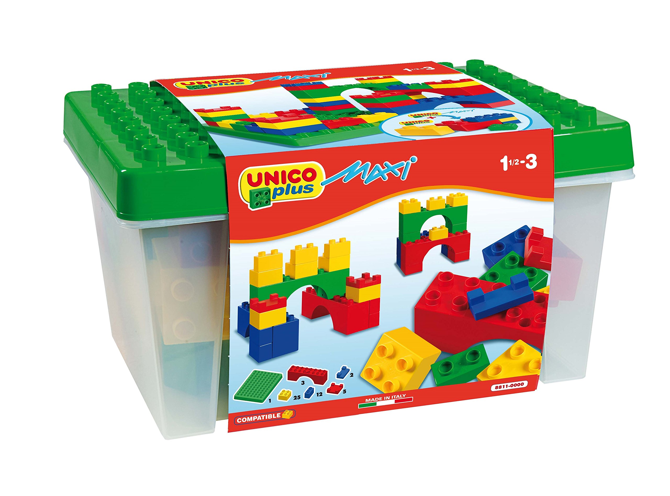 Costruzioni maxi unicoplus box 48 pz