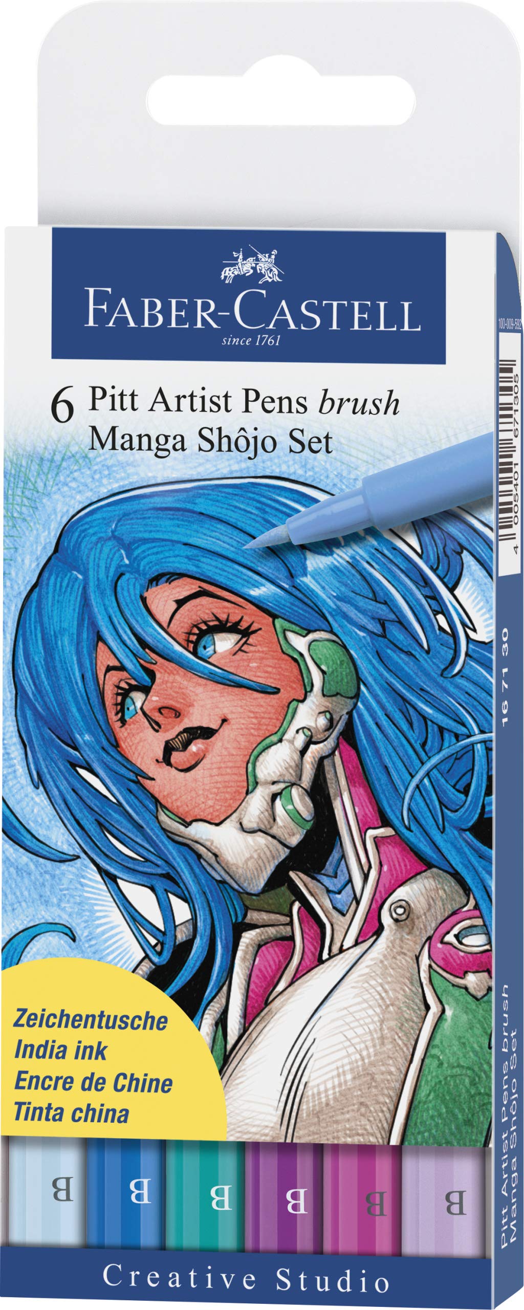 Artist Pen Faber set manga shojo pz.6