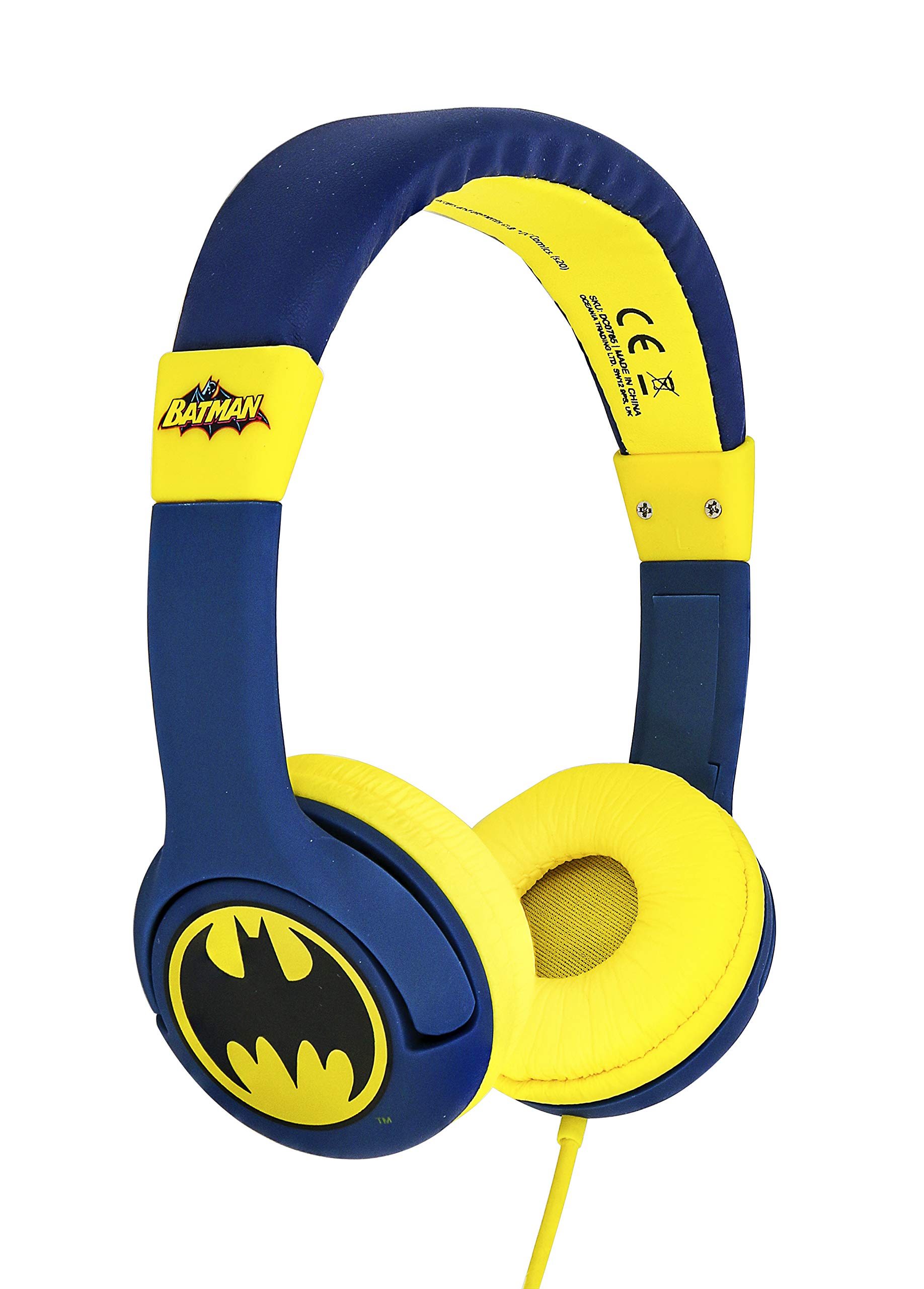 BATMAN CAPED CRUSAD KIDS HEADPHONES