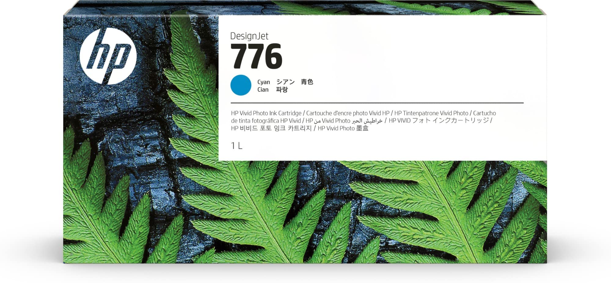 HP 776 1L CYAN INK CARTRIDGE