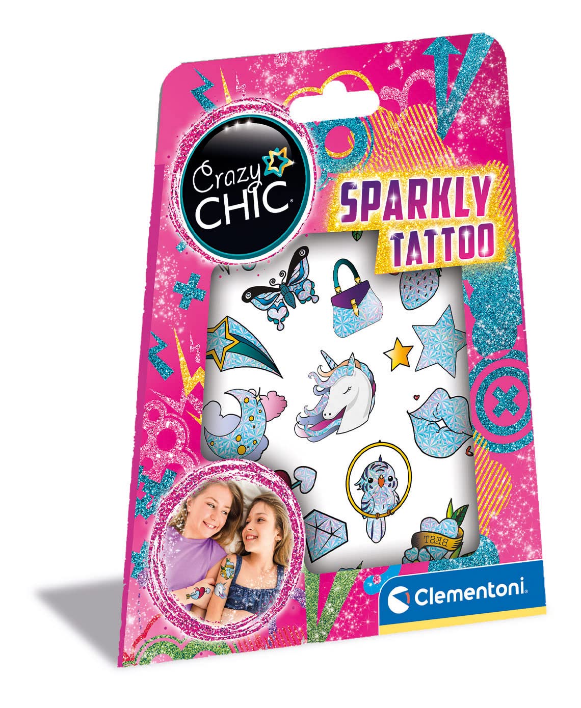 Crazy chic sparkly tattoo