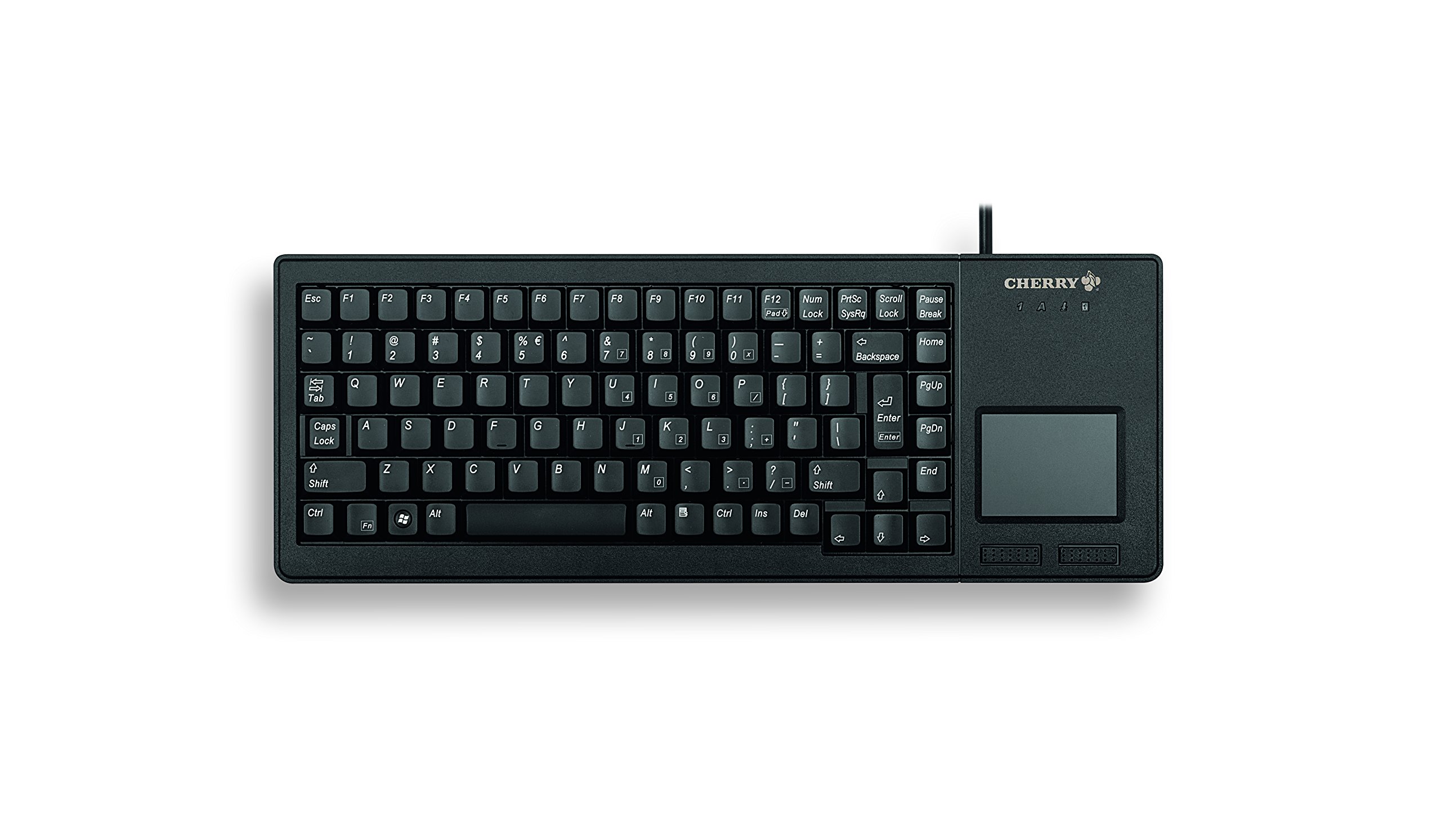 XS TOUCHPAD KEYBOARD BLACK USB