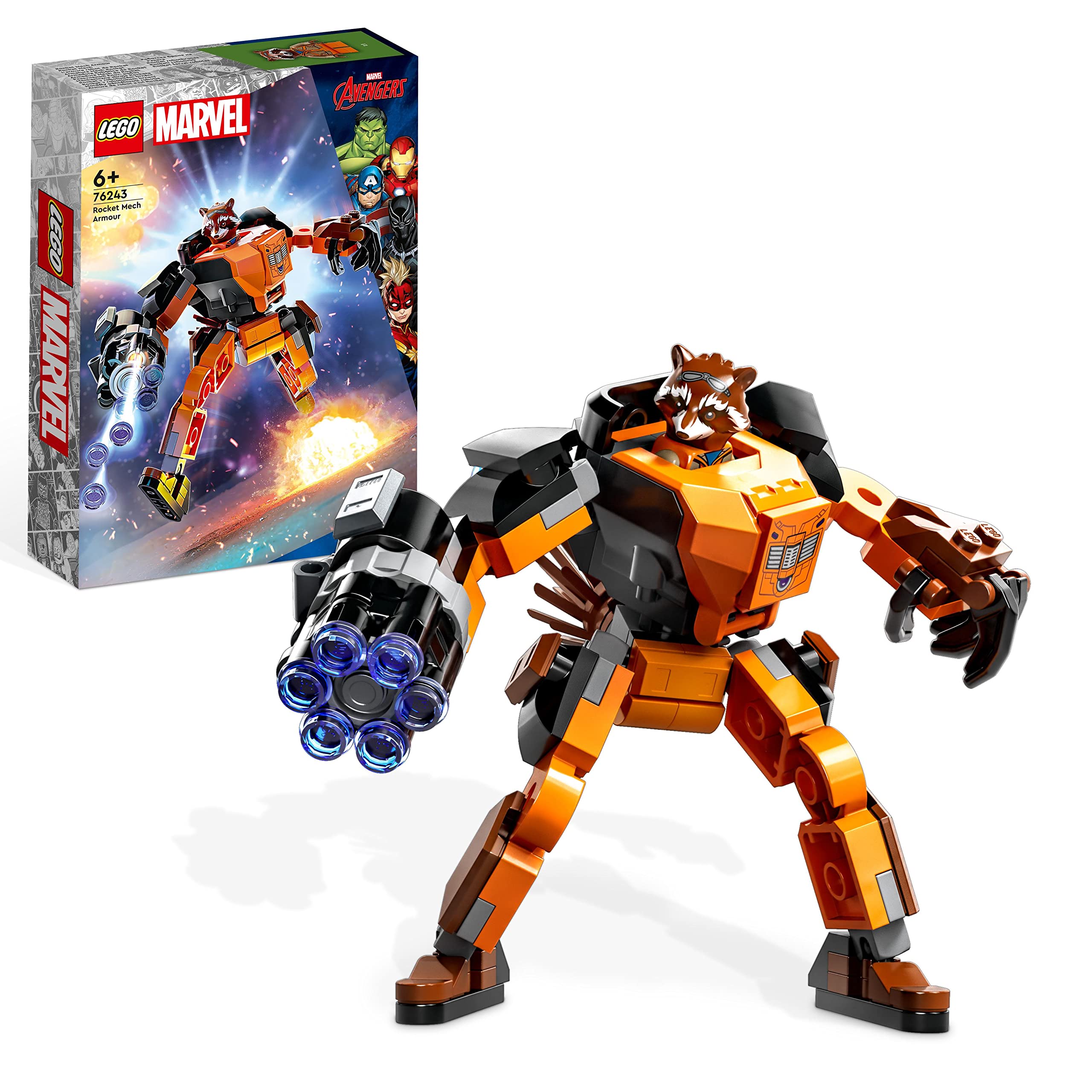 Lego Super heroes armatura mech rocket 76243