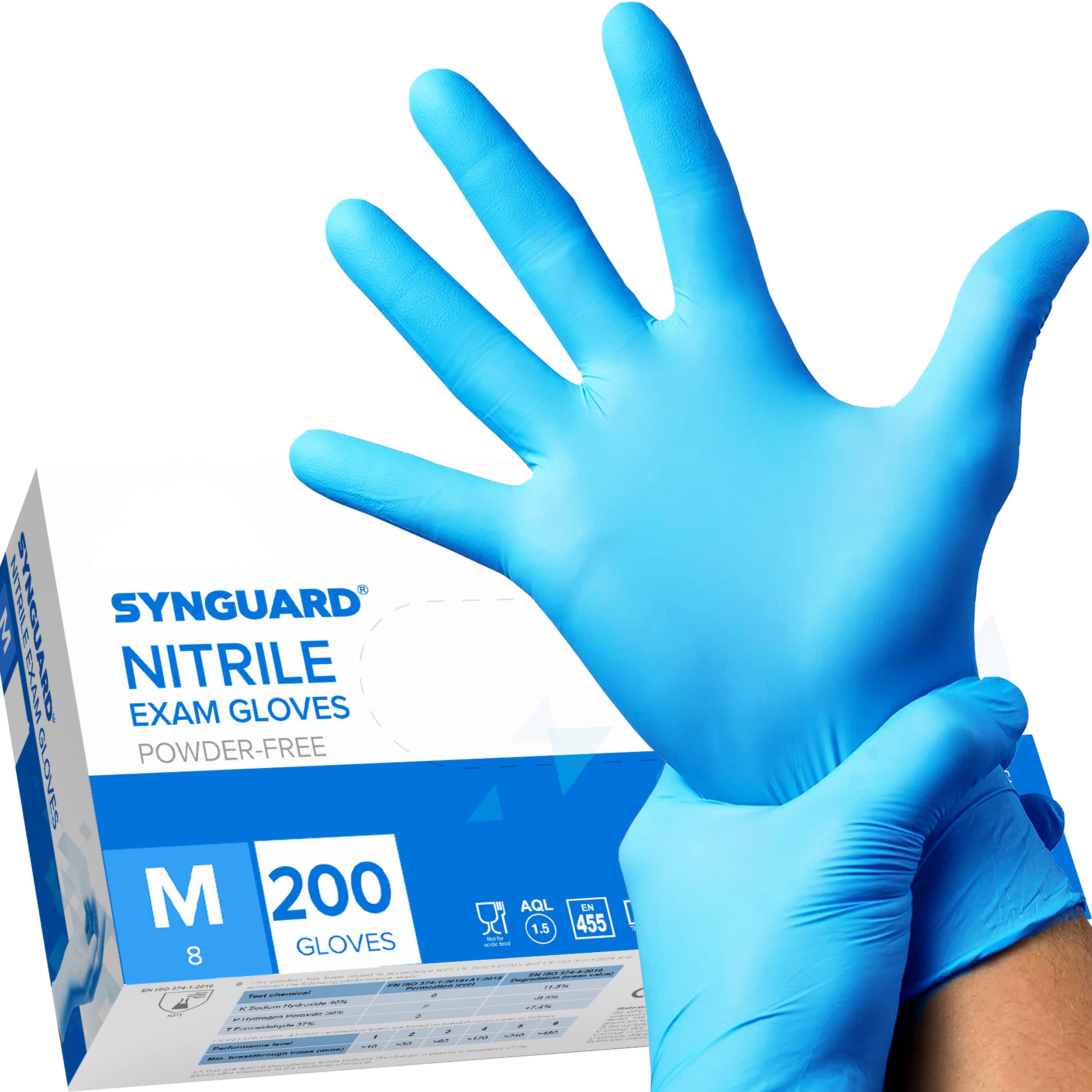 GUANTI IN NITRILE TAGLIA M 200