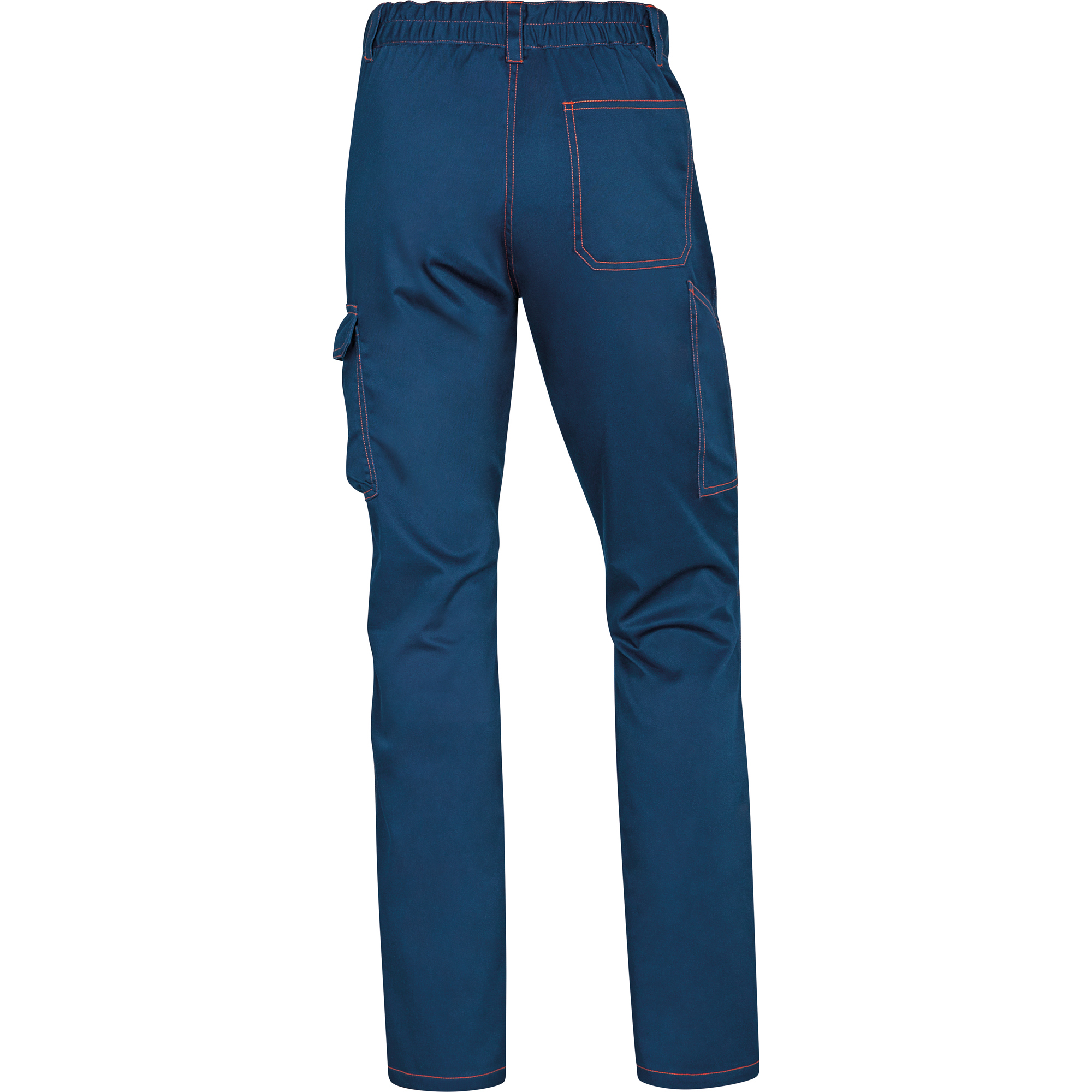 Pantalone da lavoro Panostrpa - sargia/poliestere/cotone/elastan - taglia XXL - blu/arancio - Delta Plus