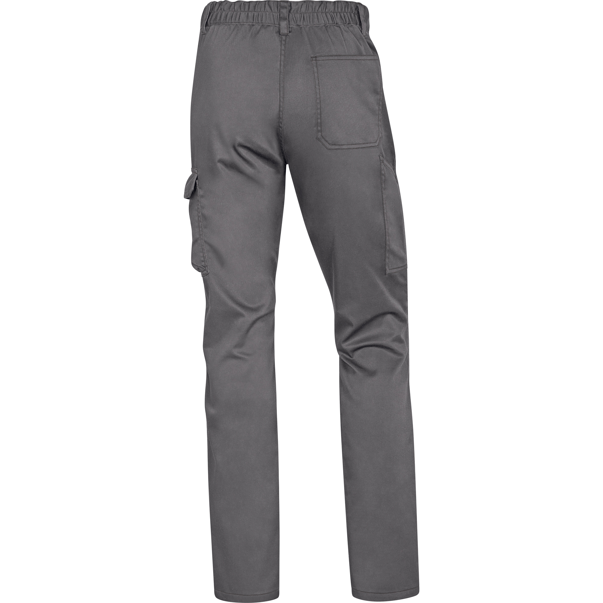 Pantalone da lavoro Panostrpa - sargia/poliestere/cotone/elastan - taglia XL - grigio/nero - Deltaplus