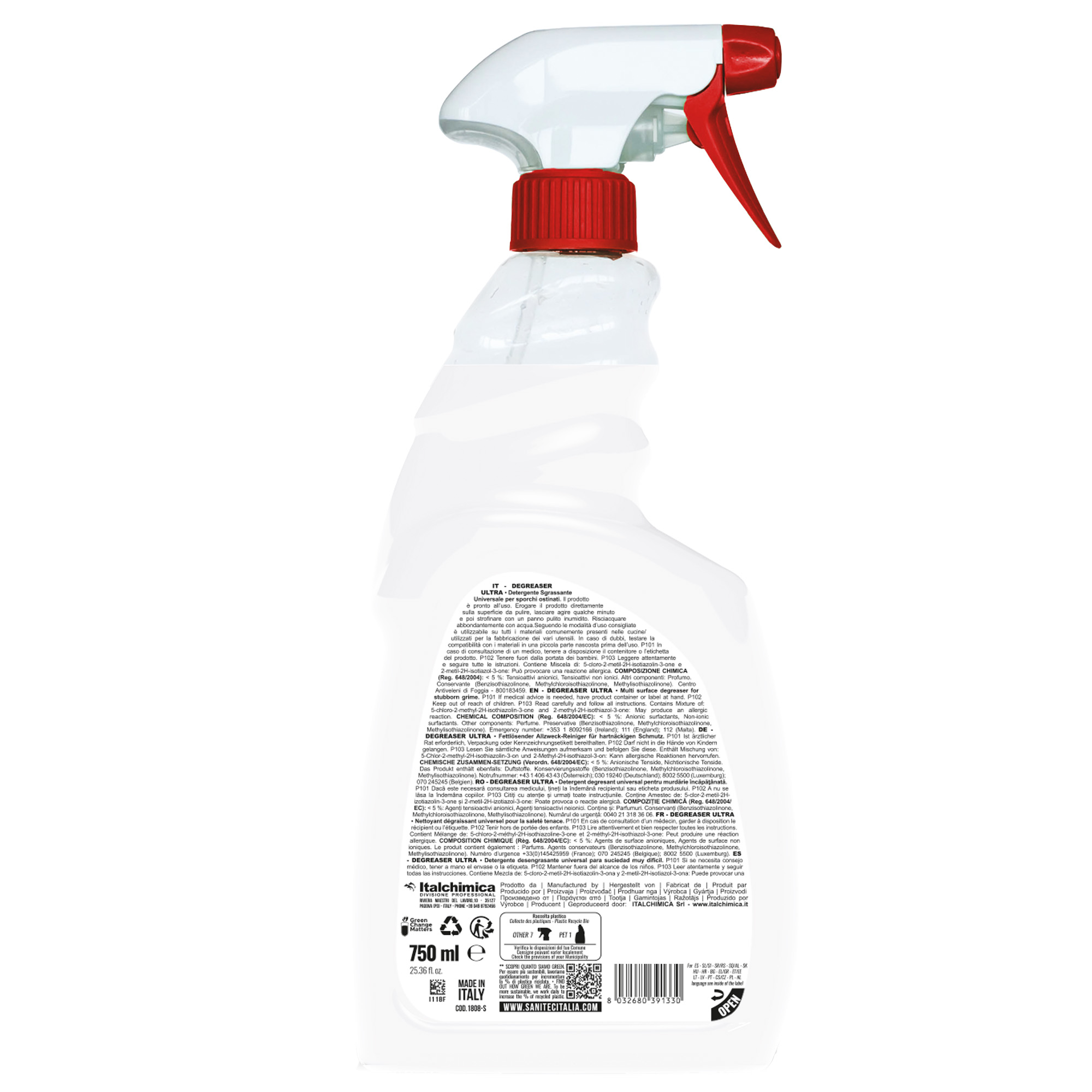 Degreaser Ultra - marsiglia - trigger 750 ml - Sanitec