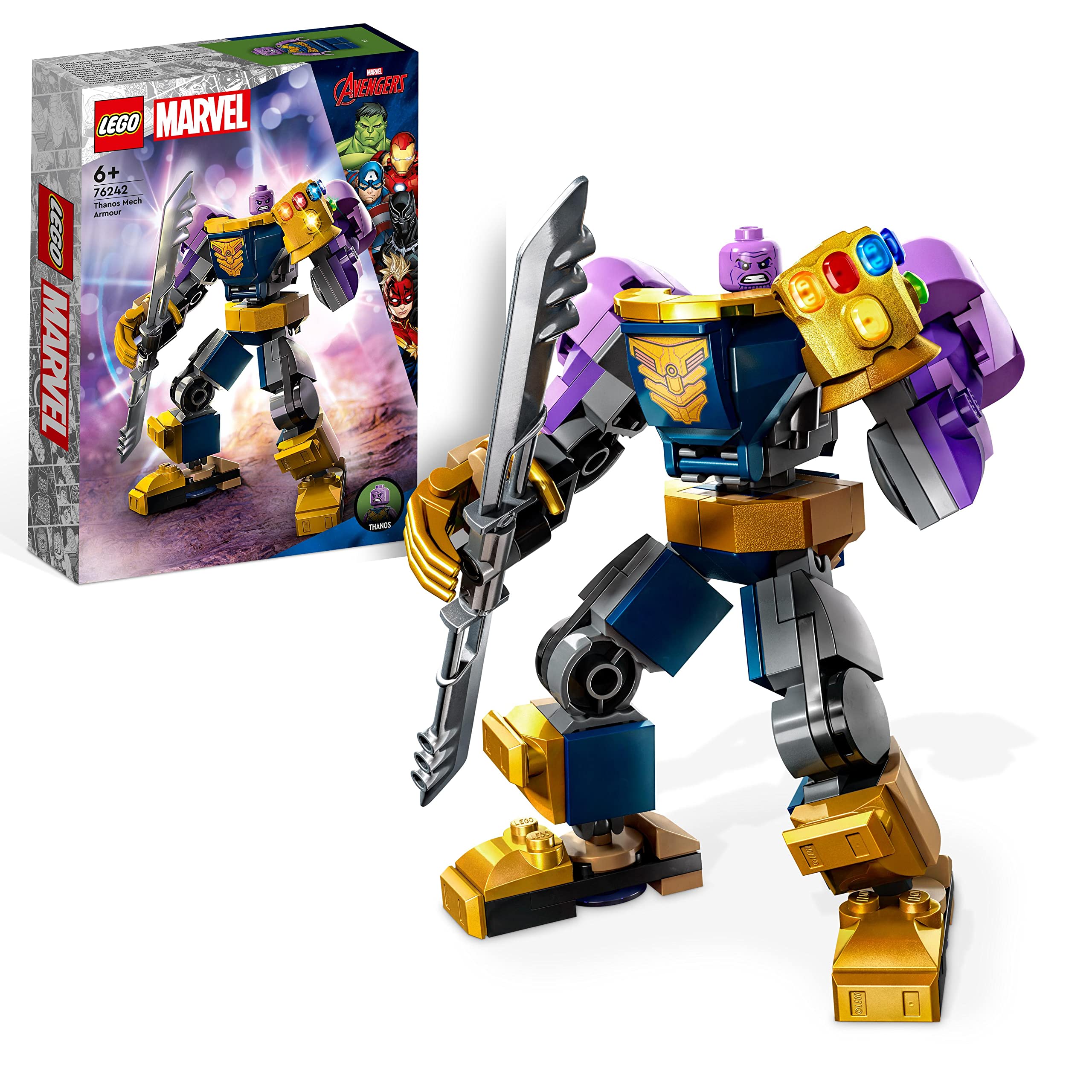 Lego Super heroes armatura mech thanos 76242