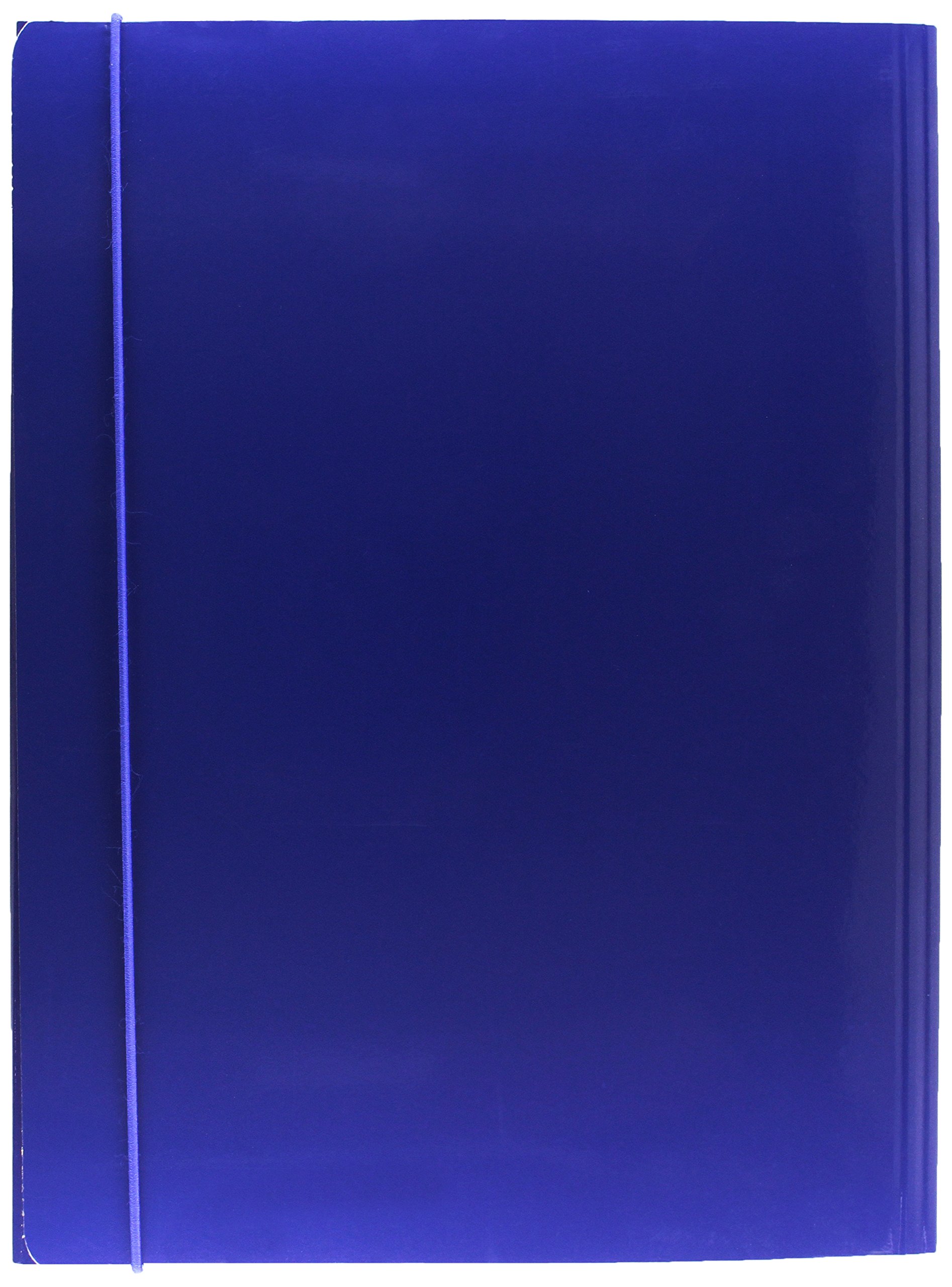 Cartellina a 3 lembi Esselte C46 con elastico tondo 25x35 cm 550 g/m² blu 390346050