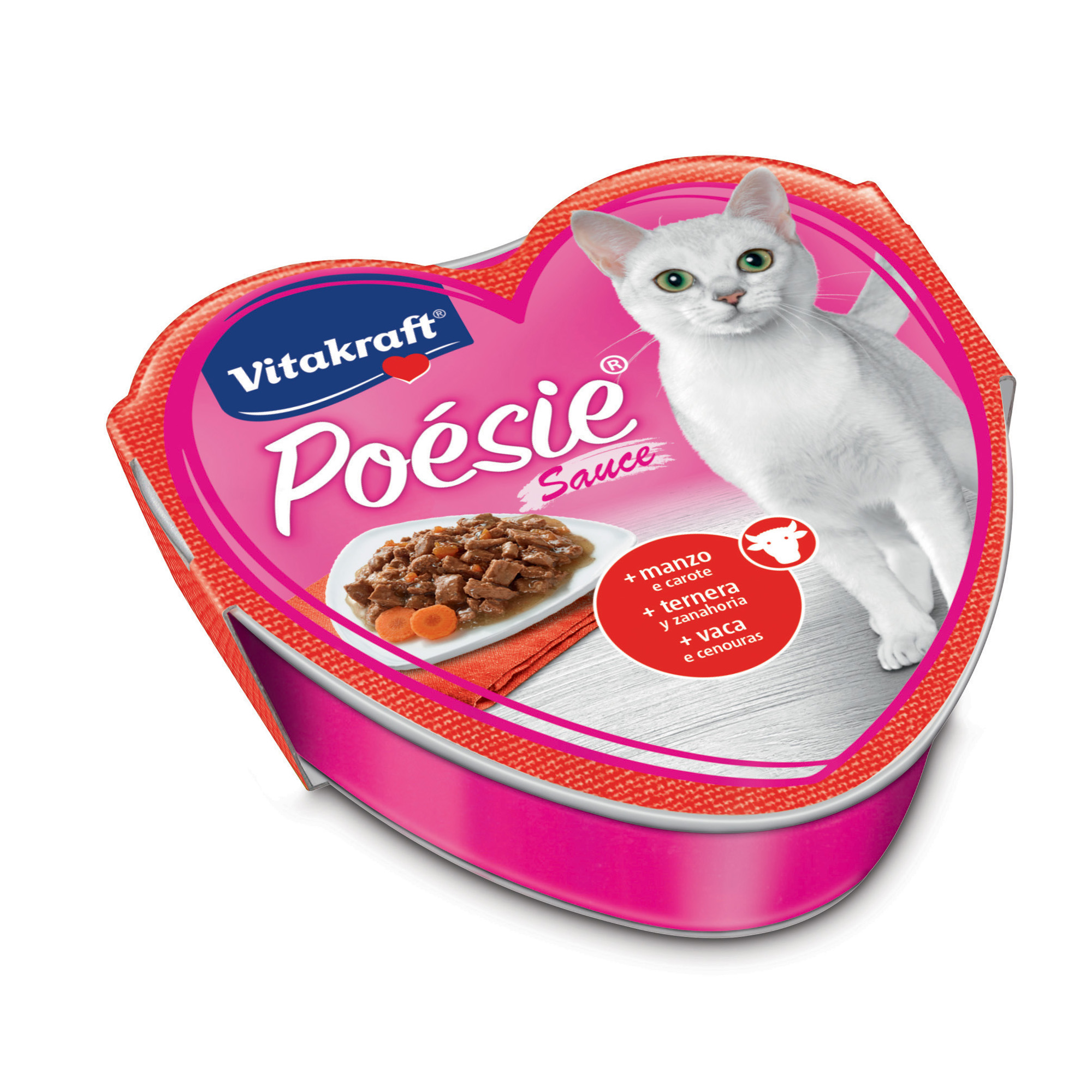 PoE'sie per gatti - gusto manzo e carote - 85 gr - Vitakraft