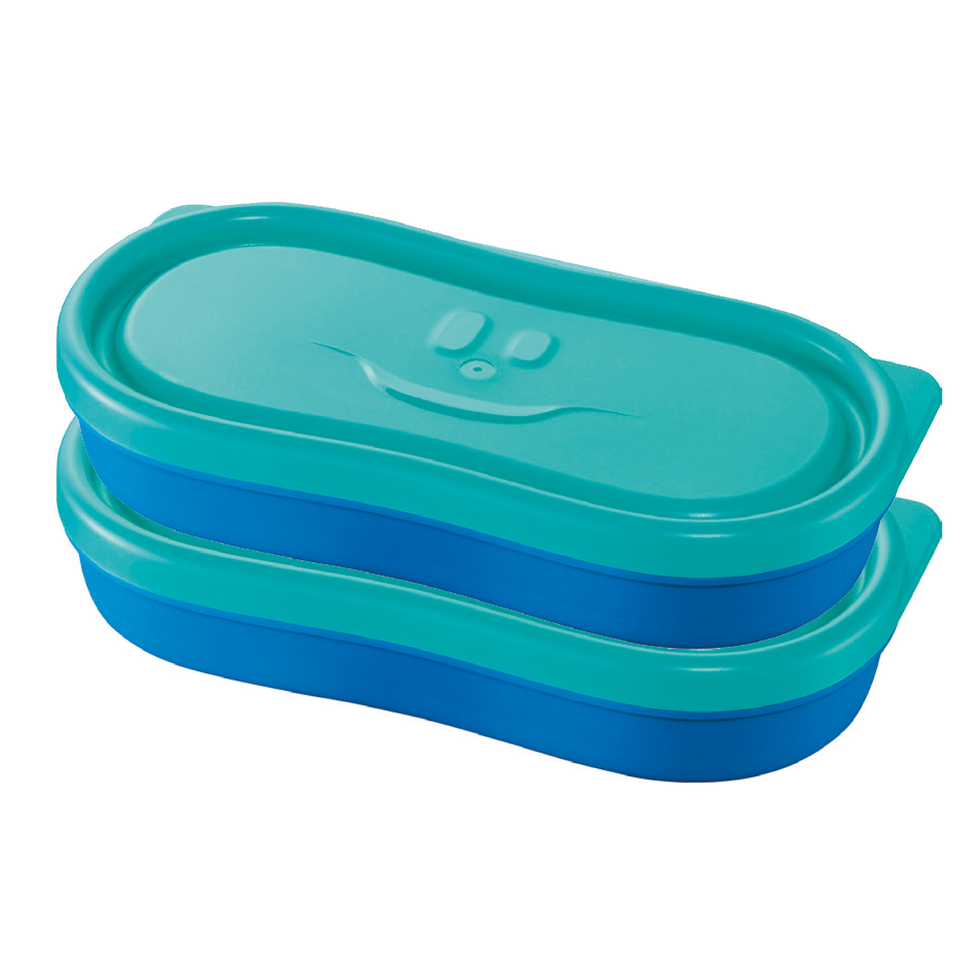 Snack box Picnik Concept - blu - Maped - set 2 pezzi